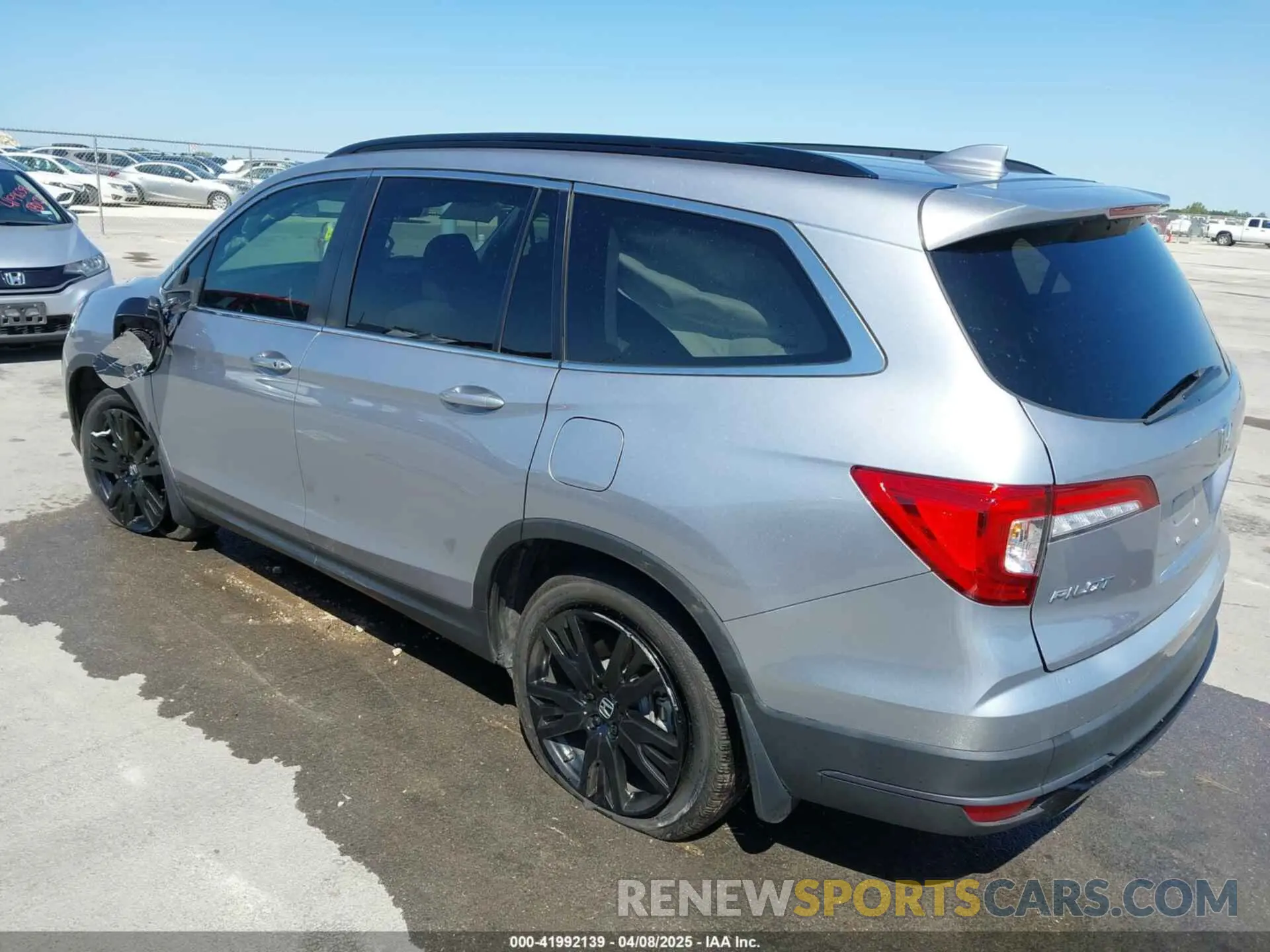 3 fotografías del automóvil dañado 5FNYF5H23NB018960 HONDA PILOT 2022