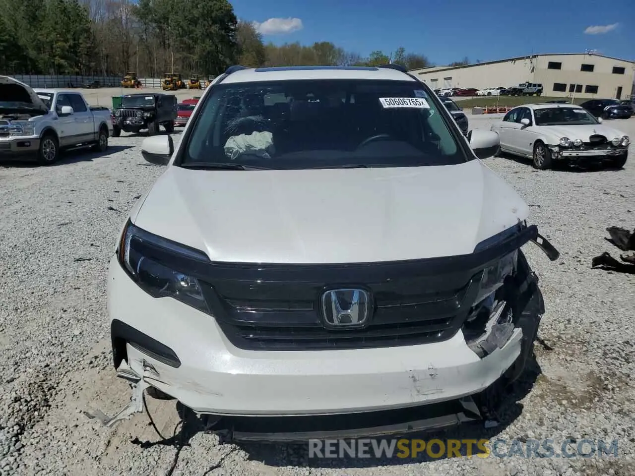 5 fotografías del automóvil dañado 5FNYF5H25NB029961 HONDA PILOT 2022