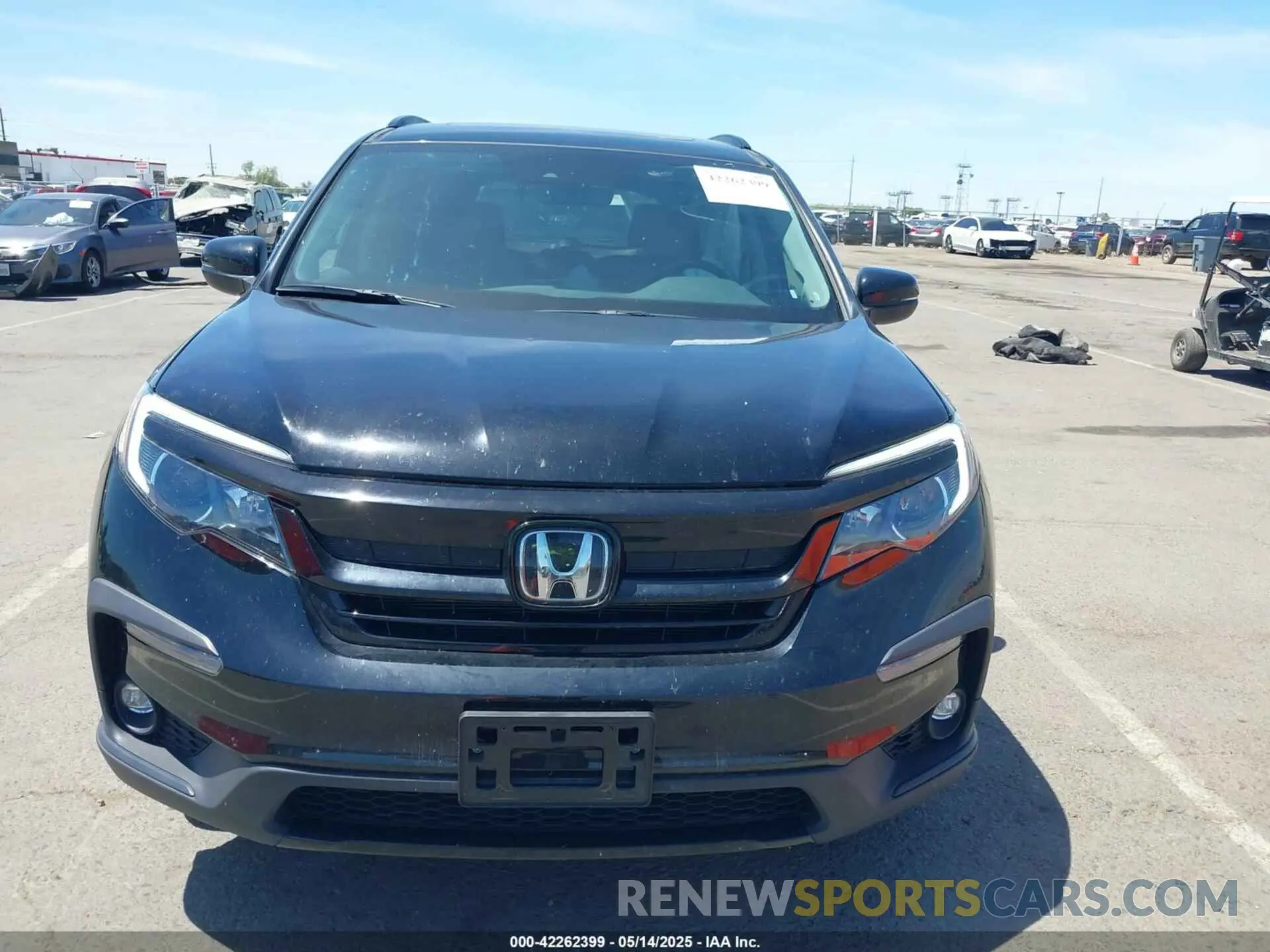 12 fotografías del automóvil dañado 5FNYF5H26NB011002 HONDA PILOT 2022