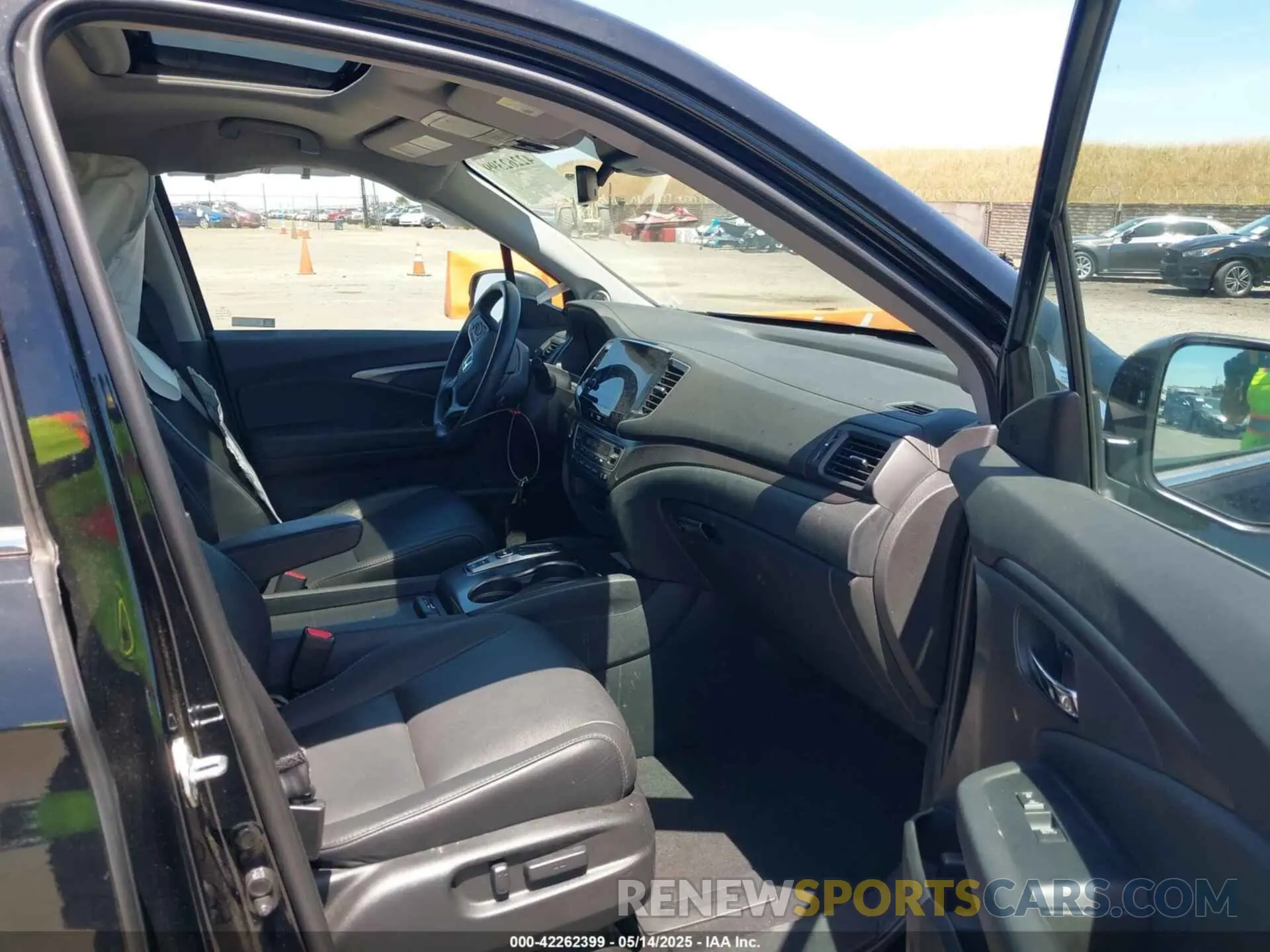 5 fotografías del automóvil dañado 5FNYF5H26NB011002 HONDA PILOT 2022