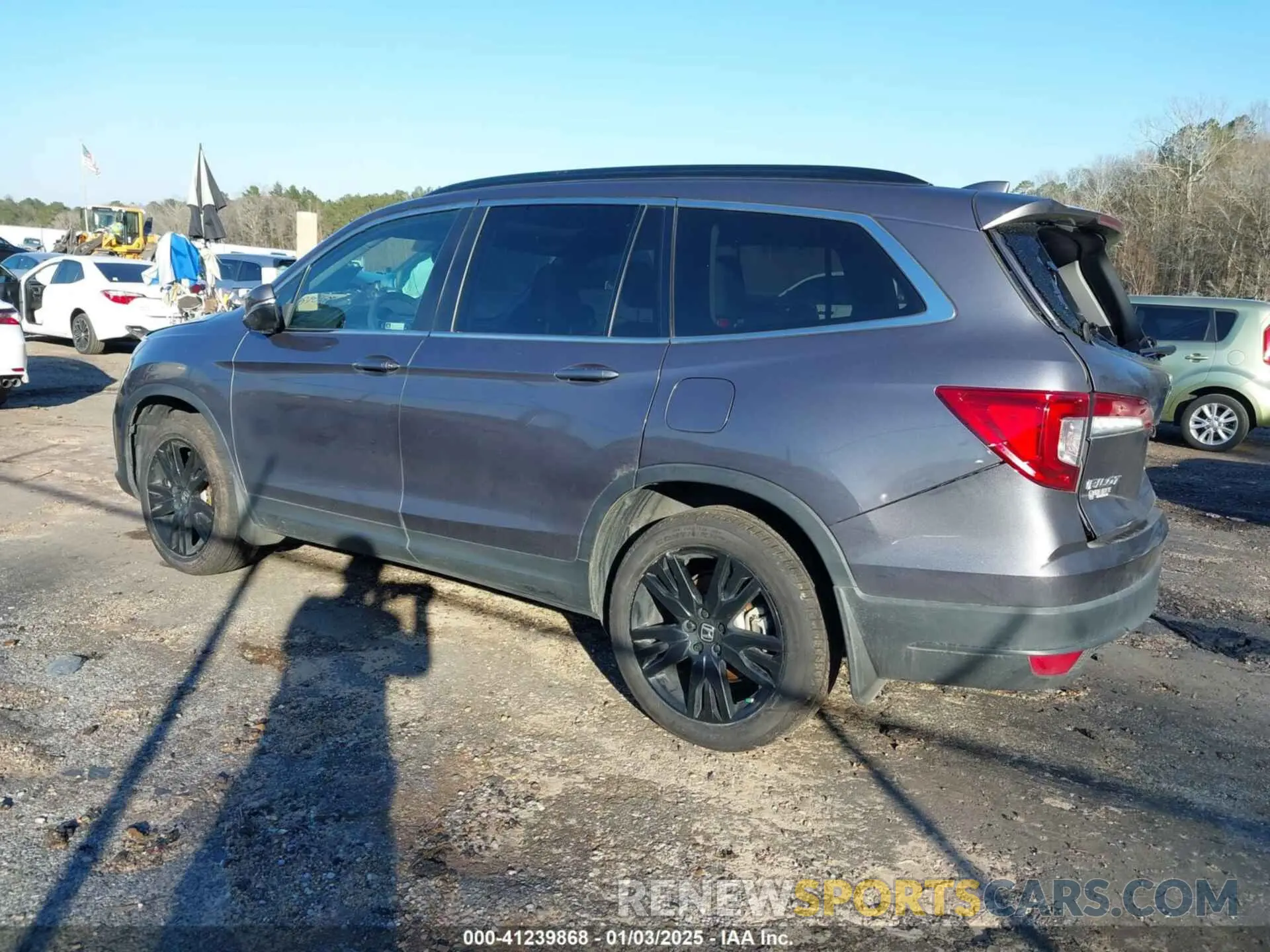 2 fotografías del automóvil dañado 5FNYF5H26NB014269 HONDA PILOT 2022