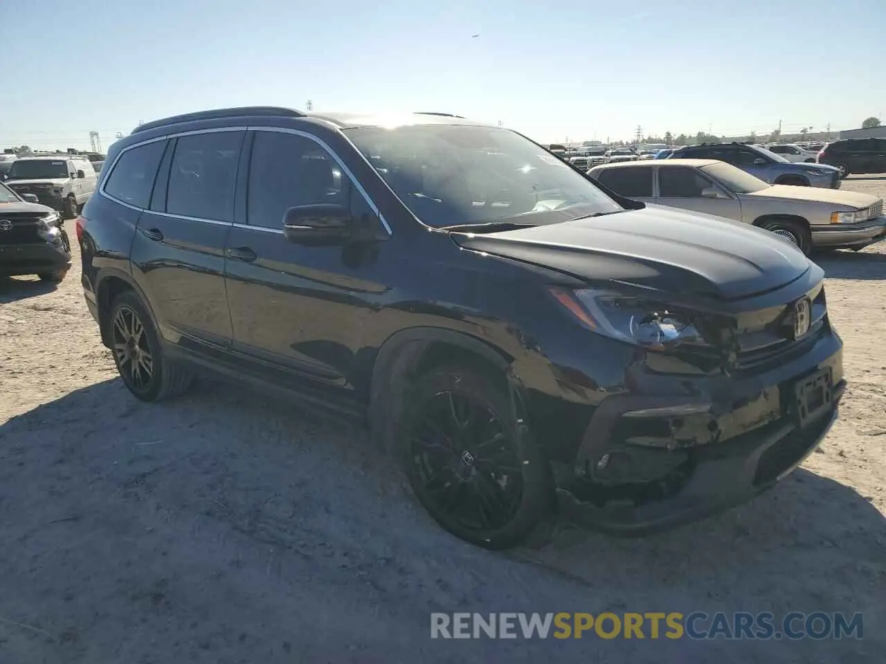 4 fotografías del automóvil dañado 5FNYF5H26NB034277 HONDA PILOT 2022