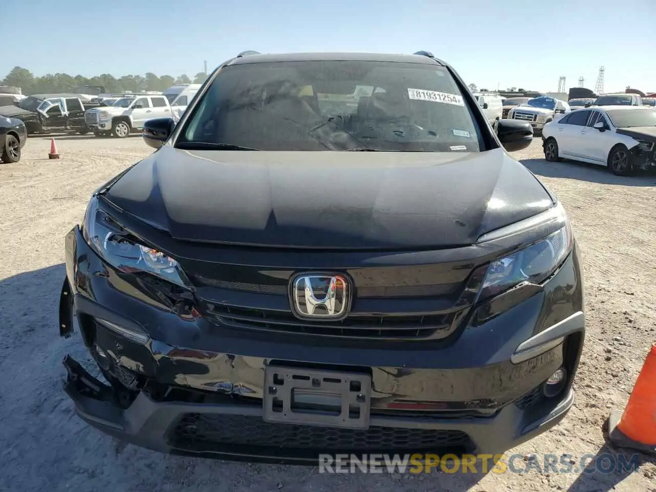 5 fotografías del automóvil dañado 5FNYF5H26NB034277 HONDA PILOT 2022