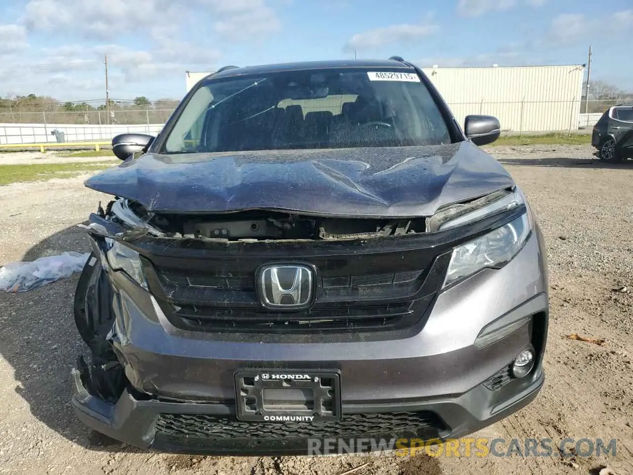5 fotografías del automóvil dañado 5FNYF5H27NB017990 HONDA PILOT 2022