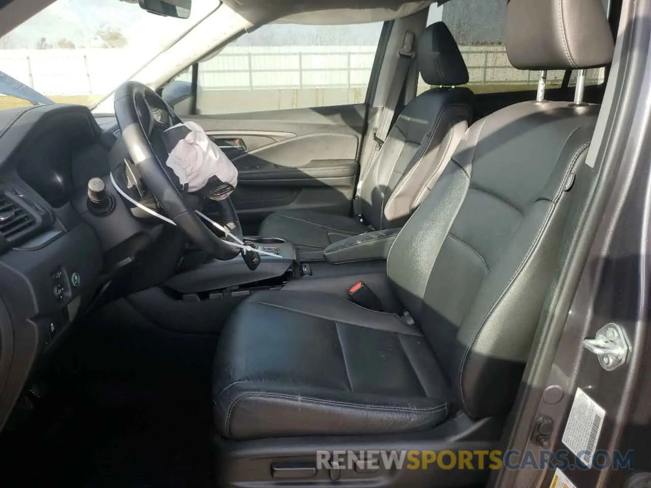 7 fotografías del automóvil dañado 5FNYF5H27NB017990 HONDA PILOT 2022
