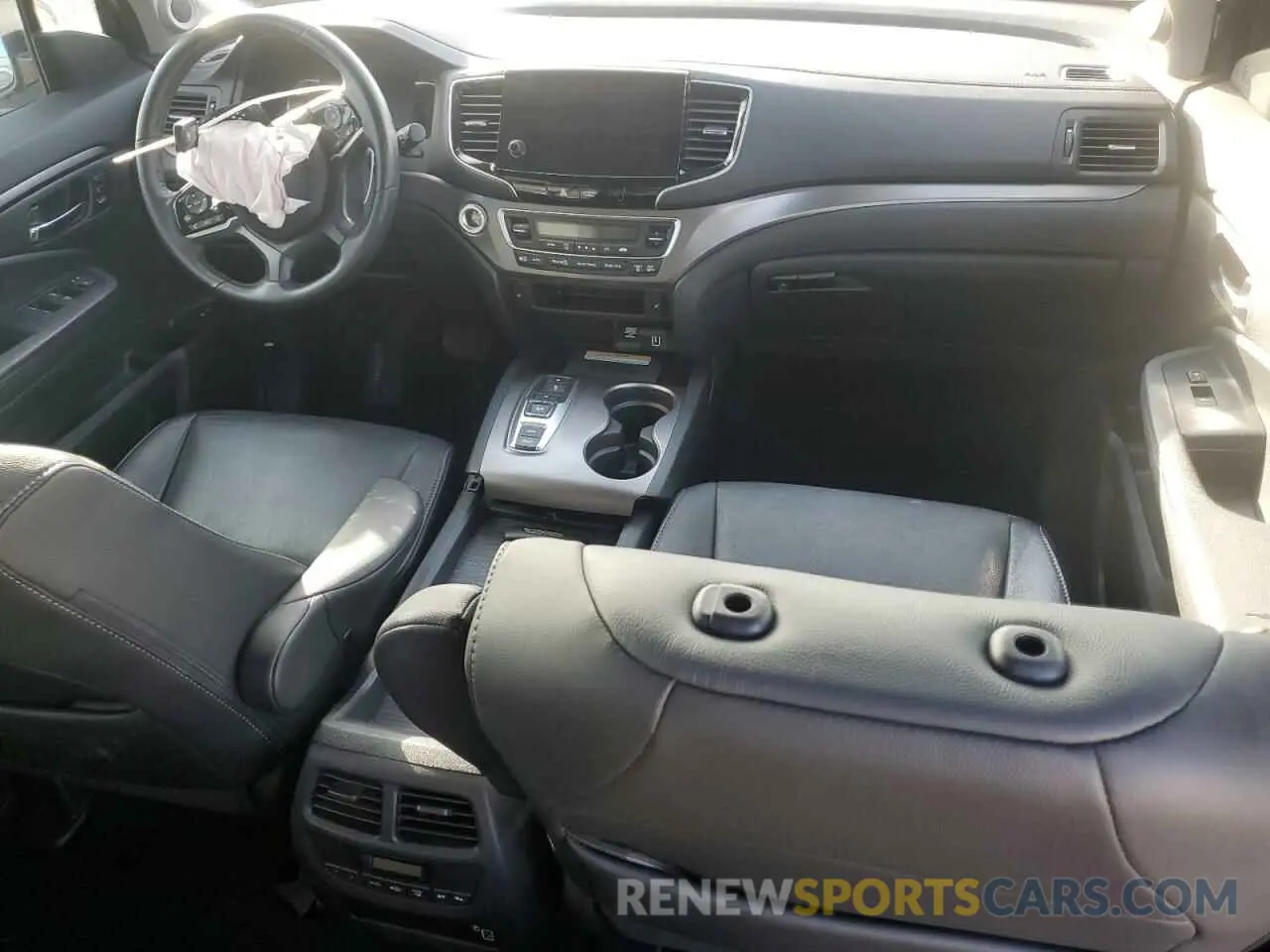 8 fotografías del automóvil dañado 5FNYF5H27NB017990 HONDA PILOT 2022