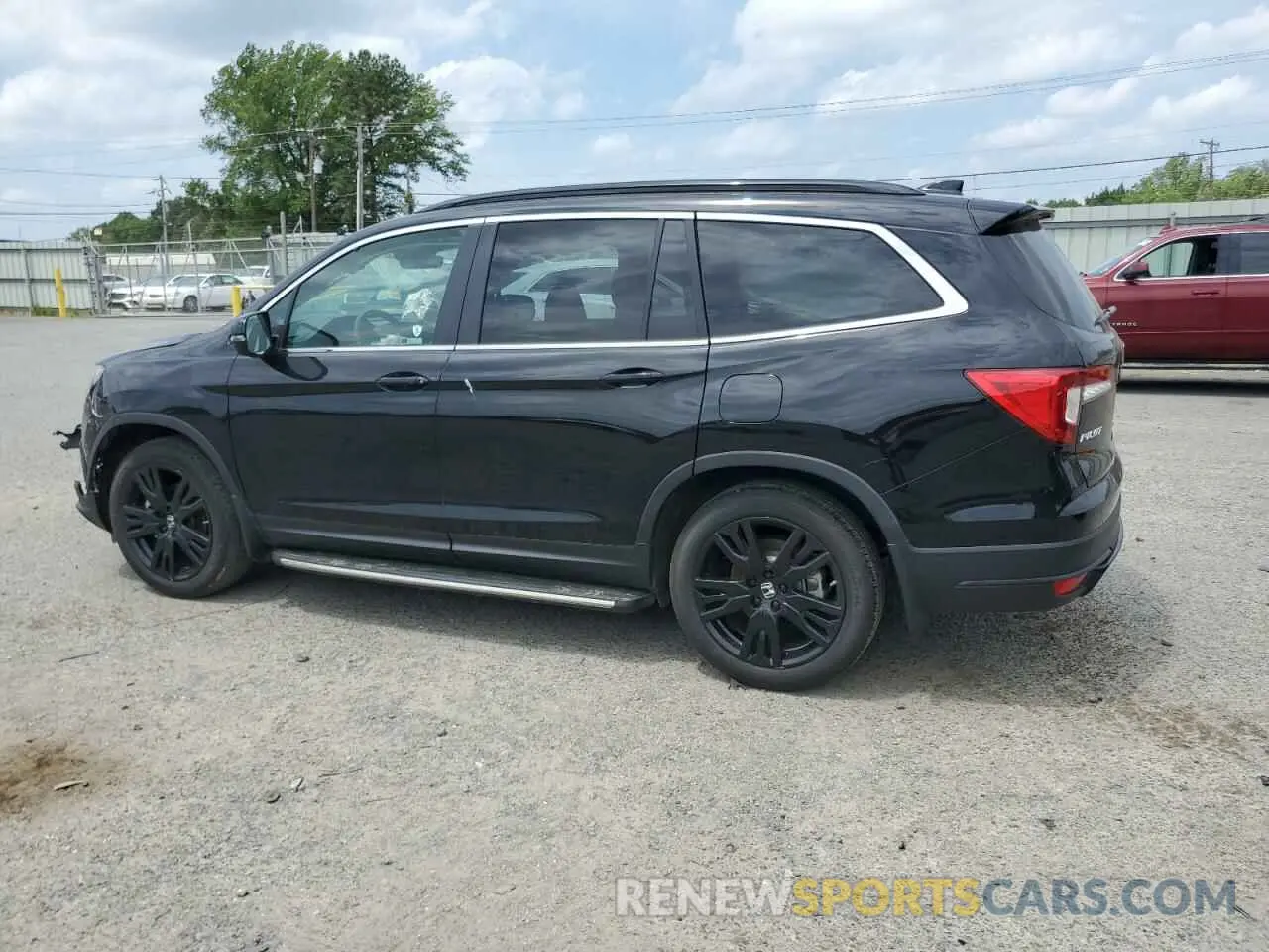 2 fotografías del automóvil dañado 5FNYF5H27NB028049 HONDA PILOT 2022