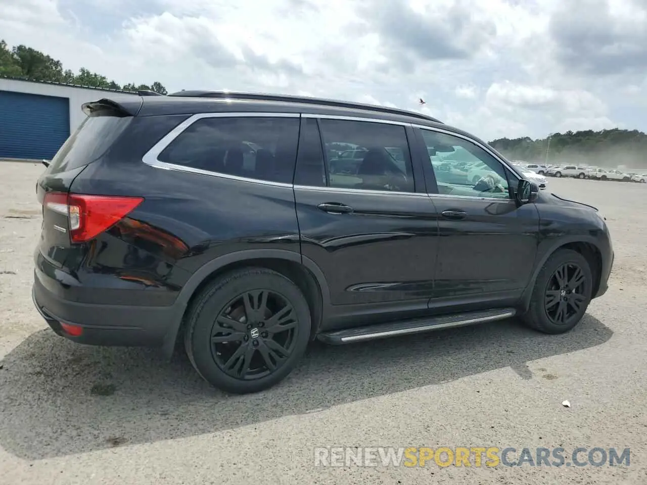 3 fotografías del automóvil dañado 5FNYF5H27NB028049 HONDA PILOT 2022