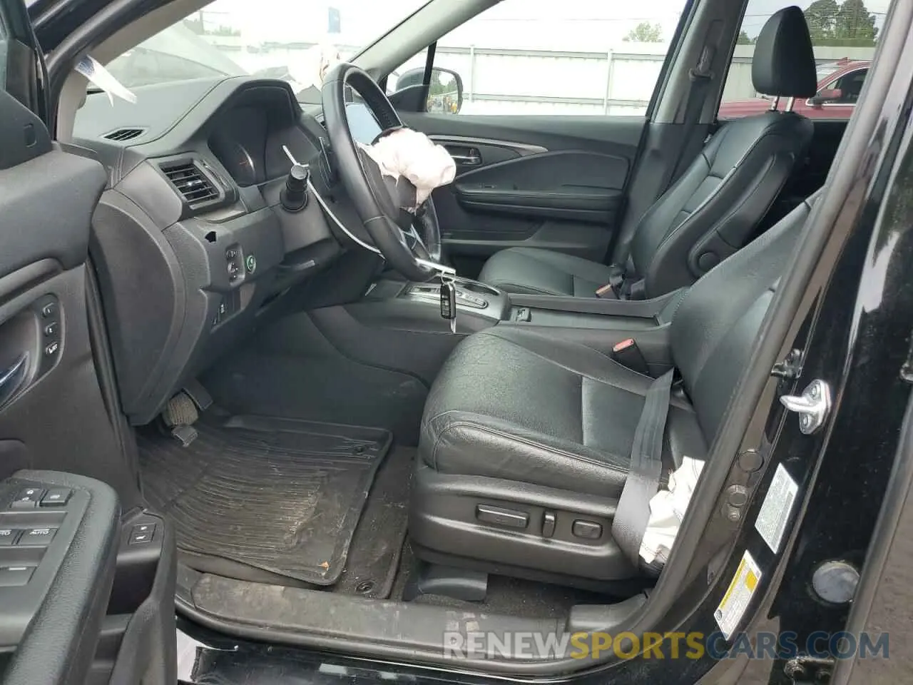 7 fotografías del automóvil dañado 5FNYF5H27NB028049 HONDA PILOT 2022
