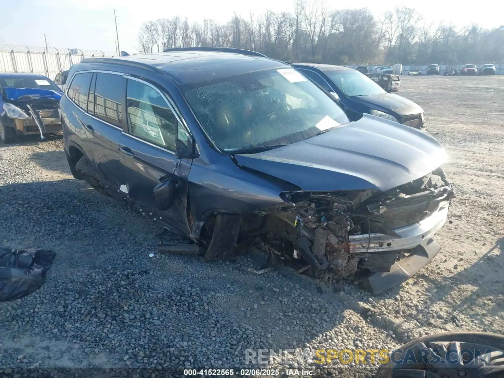 1 fotografías del automóvil dañado 5FNYF5H27NB032330 HONDA PILOT 2022