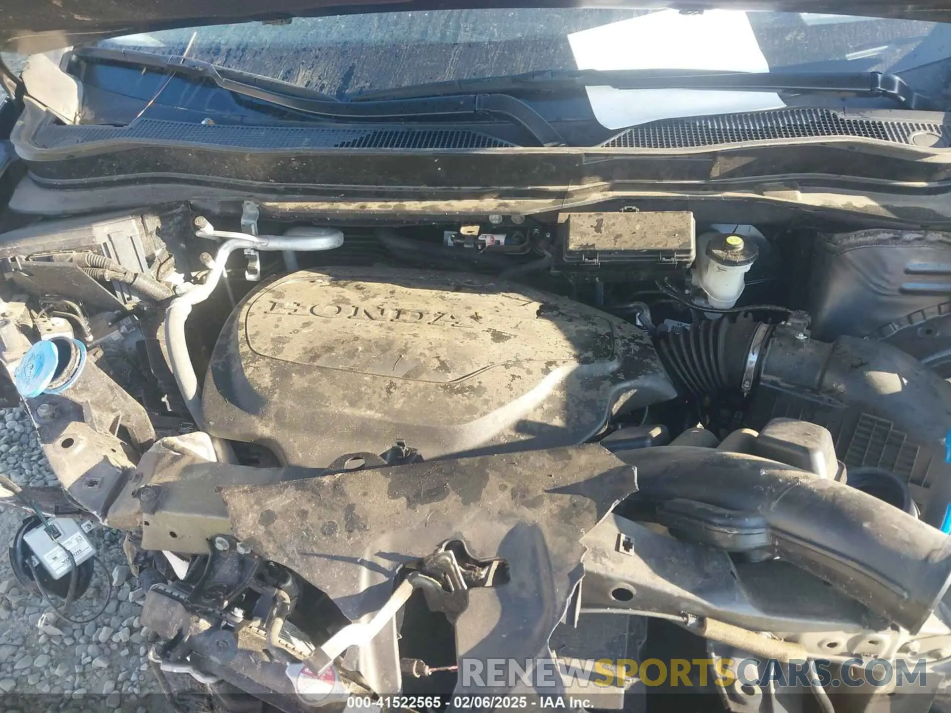 10 fotografías del automóvil dañado 5FNYF5H27NB032330 HONDA PILOT 2022