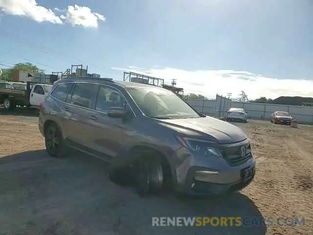 11 fotografías del automóvil dañado 5FNYF5H28NB009445 HONDA PILOT 2022