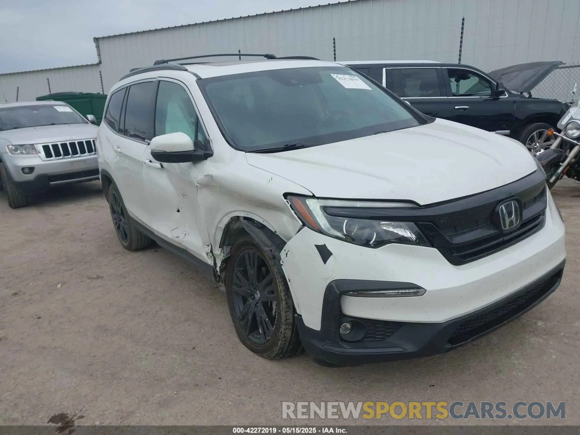 1 fotografías del automóvil dañado 5FNYF5H28NB018579 HONDA PILOT 2022
