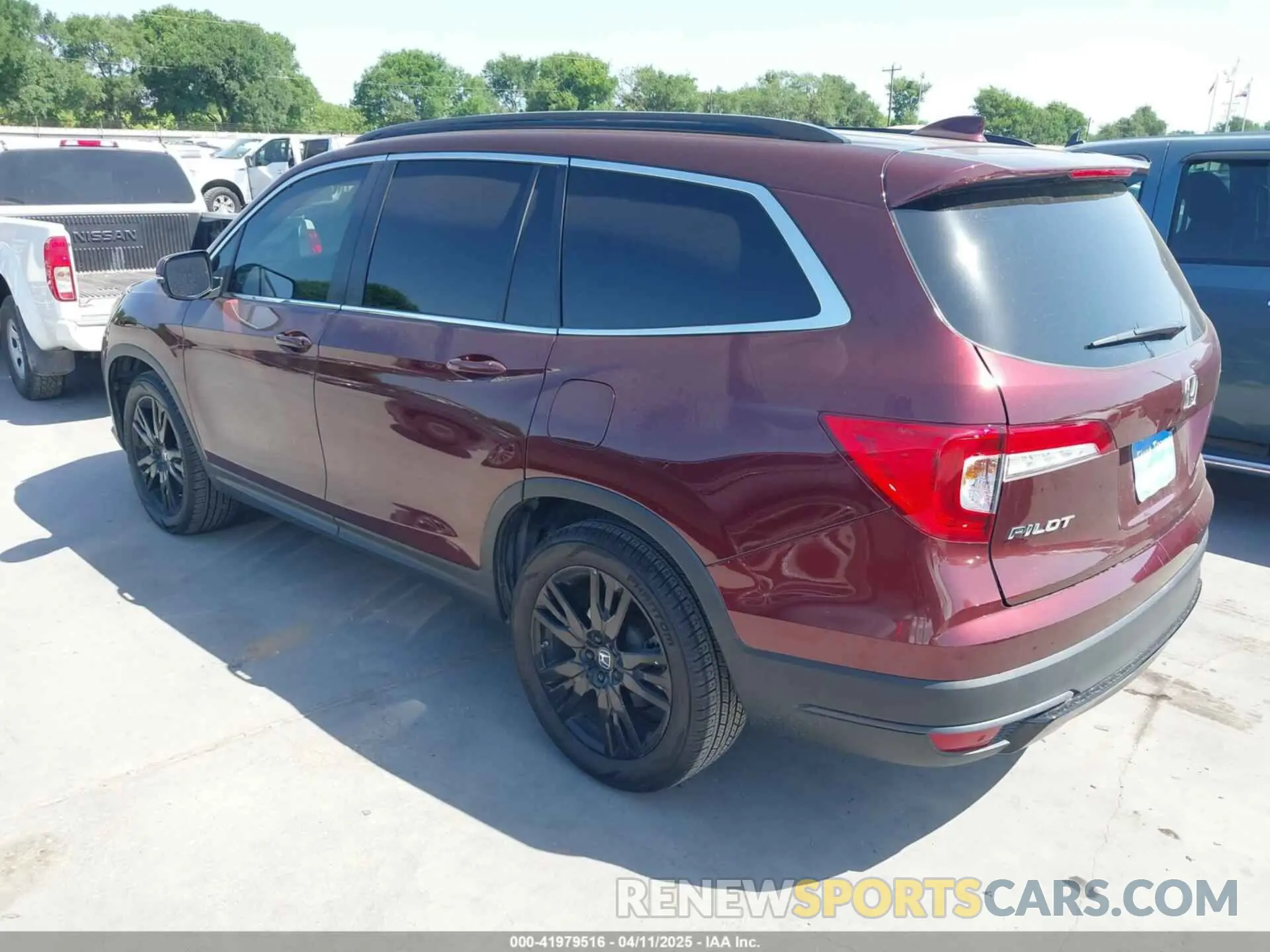 3 fotografías del automóvil dañado 5FNYF5H28NB031025 HONDA PILOT 2022