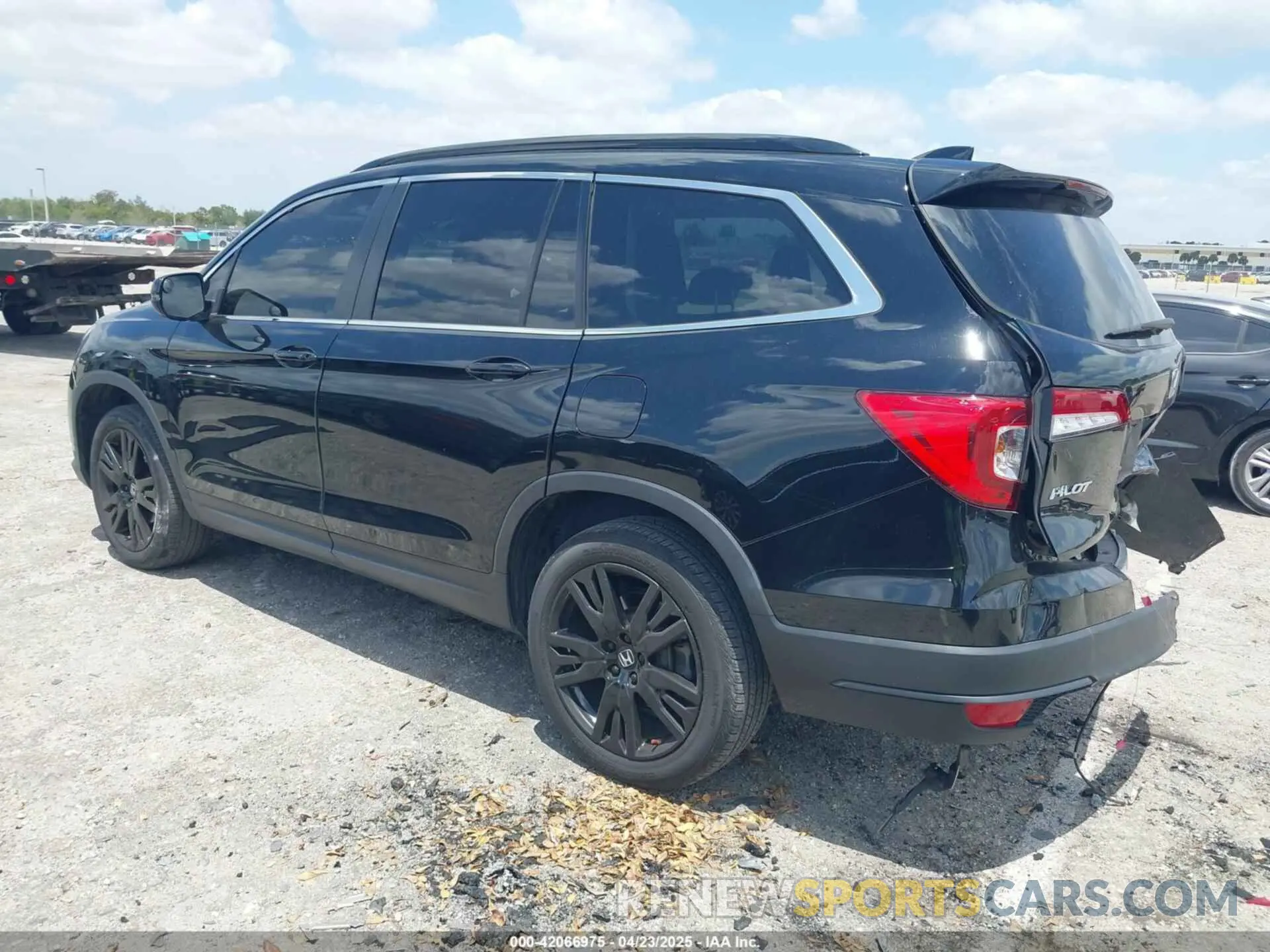 3 fotografías del automóvil dañado 5FNYF5H28NB031266 HONDA PILOT 2022