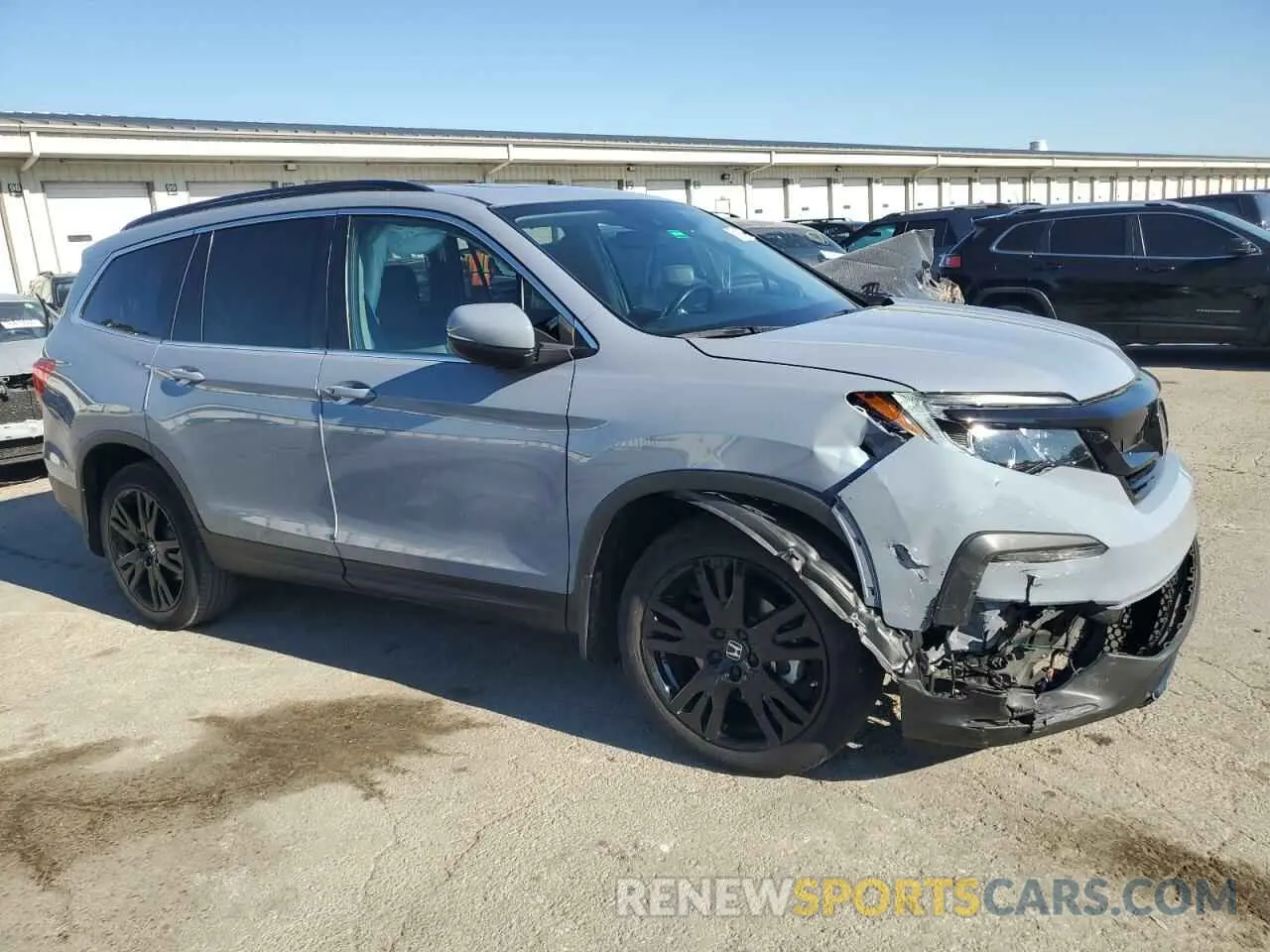 4 fotografías del automóvil dañado 5FNYF5H29NB026593 HONDA PILOT 2022