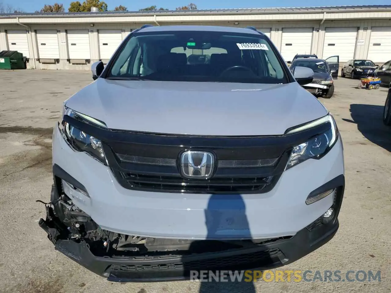 5 fotografías del automóvil dañado 5FNYF5H29NB026593 HONDA PILOT 2022