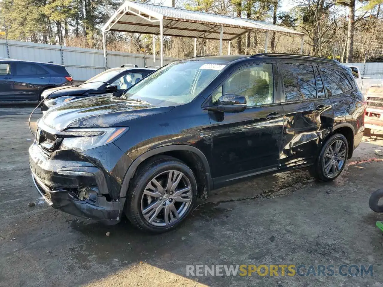 1 fotografías del automóvil dañado 5FNYF5H31NB007268 HONDA PILOT 2022