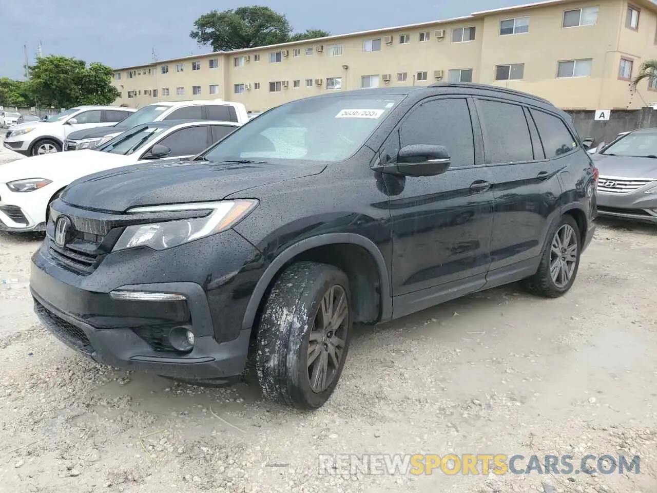 1 fotografías del automóvil dañado 5FNYF5H31NB032266 HONDA PILOT 2022