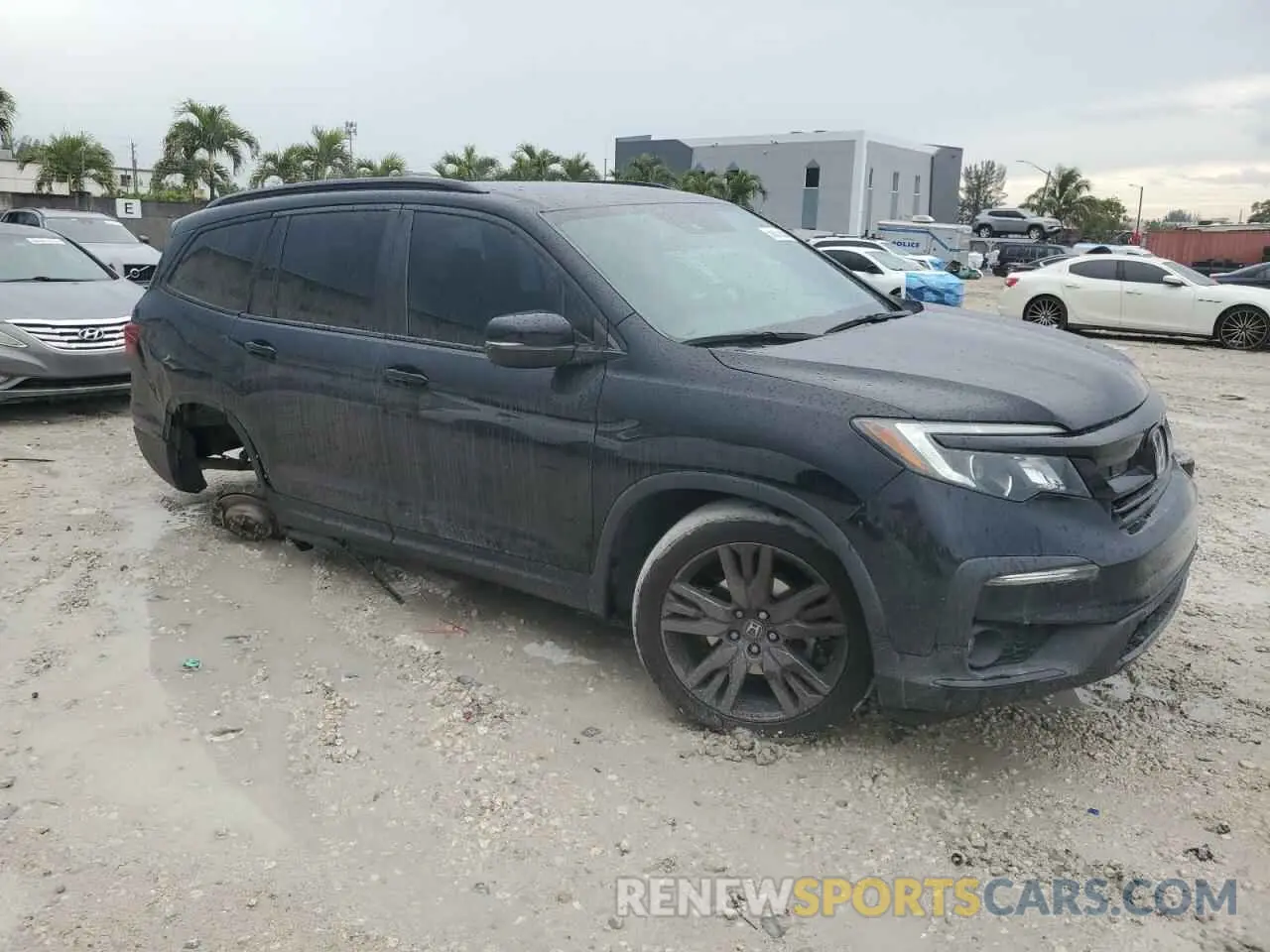 4 fotografías del automóvil dañado 5FNYF5H31NB032266 HONDA PILOT 2022