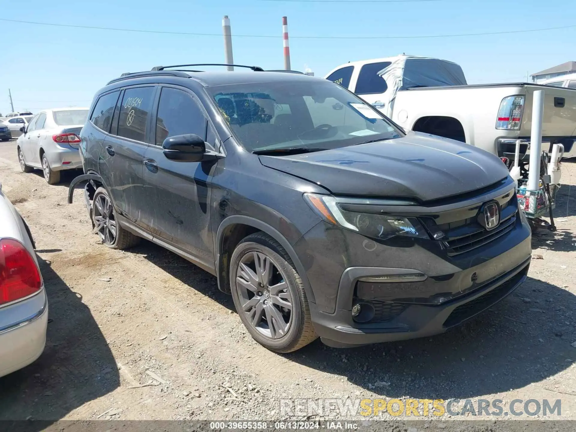 1 fotografías del automóvil dañado 5FNYF5H32NB021504 HONDA PILOT 2022