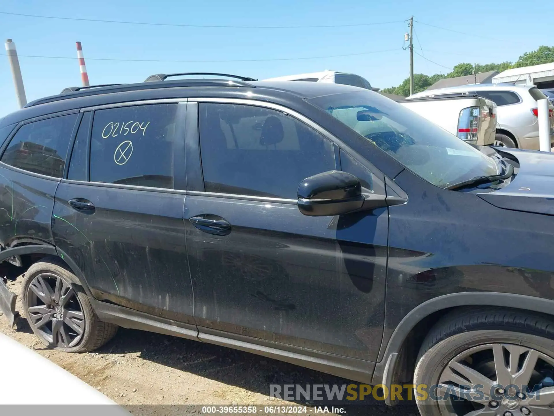 13 fotografías del automóvil dañado 5FNYF5H32NB021504 HONDA PILOT 2022
