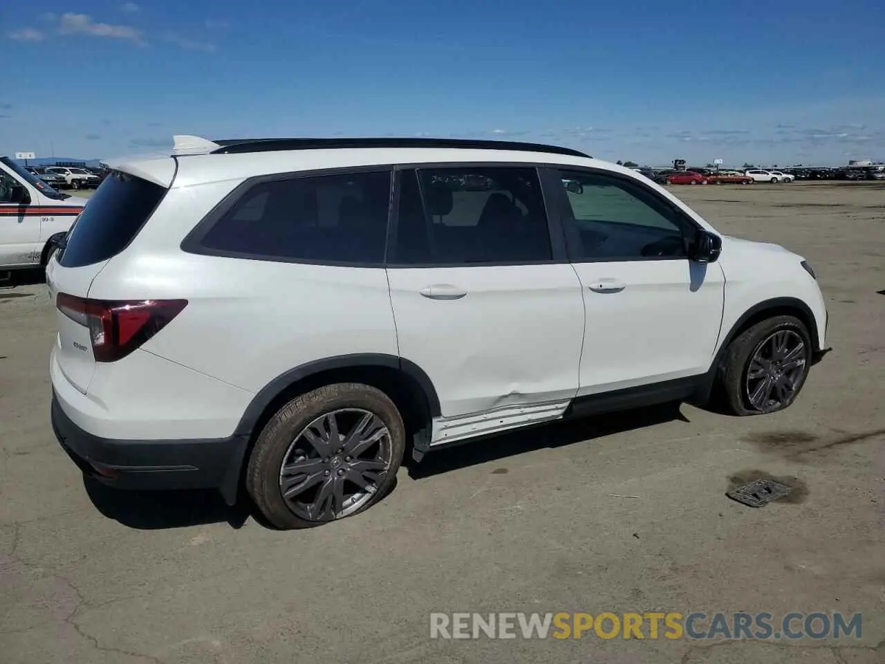 3 fotografías del automóvil dañado 5FNYF5H35NB007502 HONDA PILOT 2022