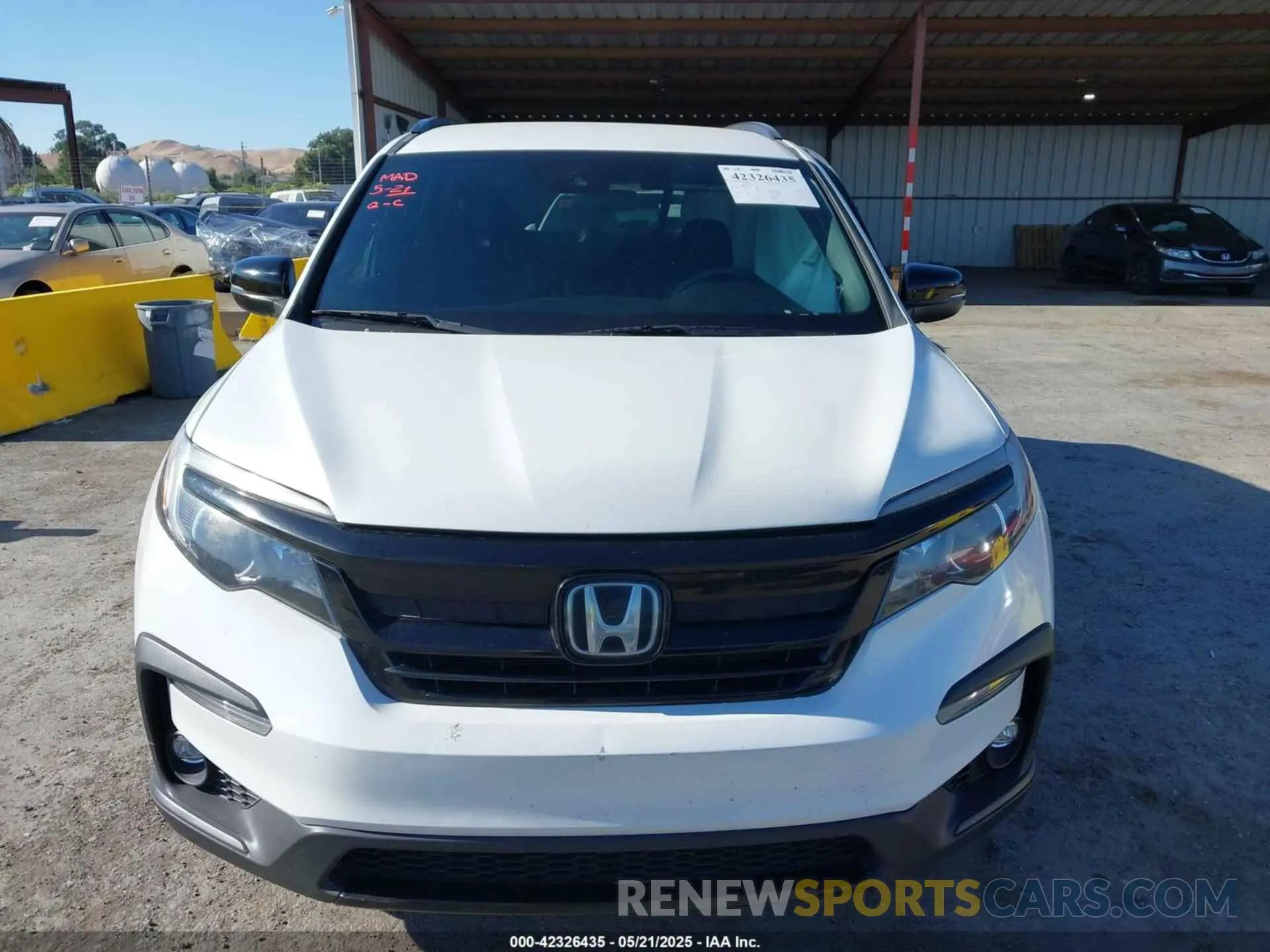 13 fotografías del automóvil dañado 5FNYF5H35NB007547 HONDA PILOT 2022