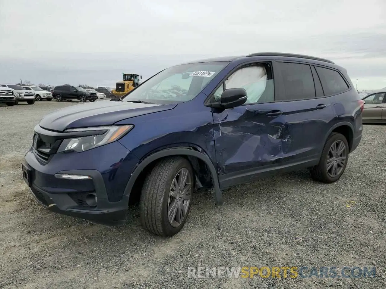 1 fotografías del automóvil dañado 5FNYF5H35NB019777 HONDA PILOT 2022