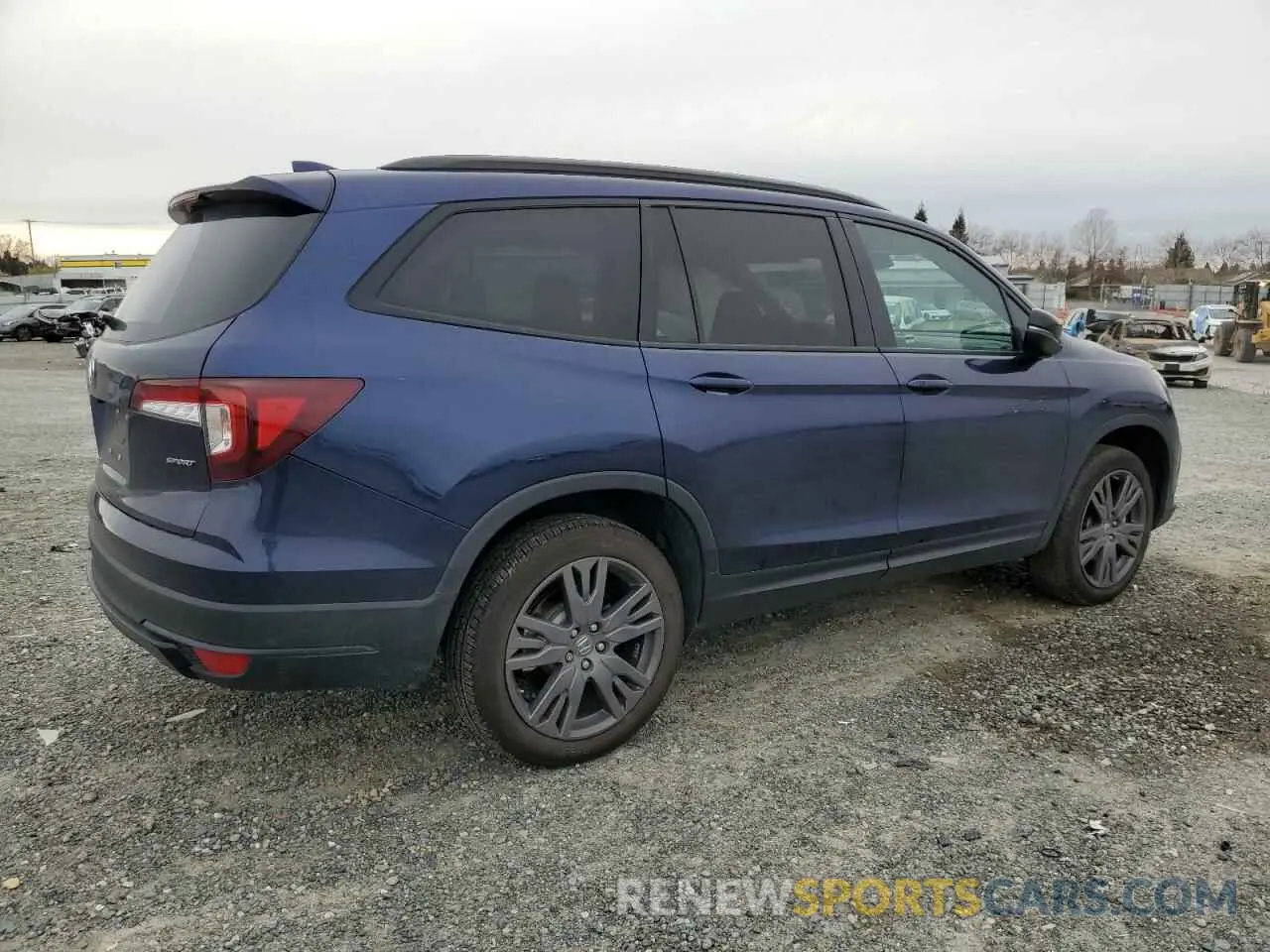 3 fotografías del automóvil dañado 5FNYF5H35NB019777 HONDA PILOT 2022