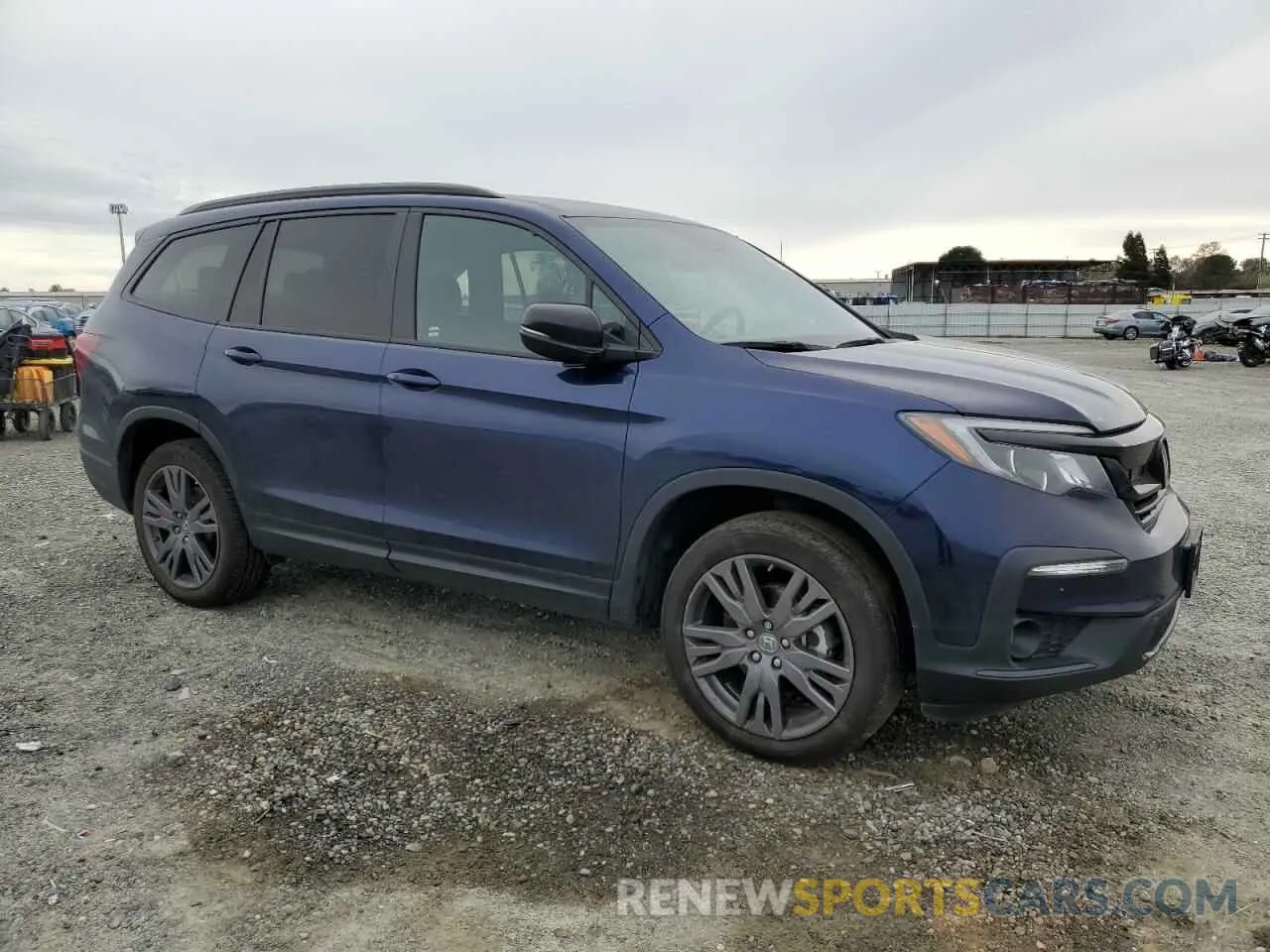 4 fotografías del automóvil dañado 5FNYF5H35NB019777 HONDA PILOT 2022