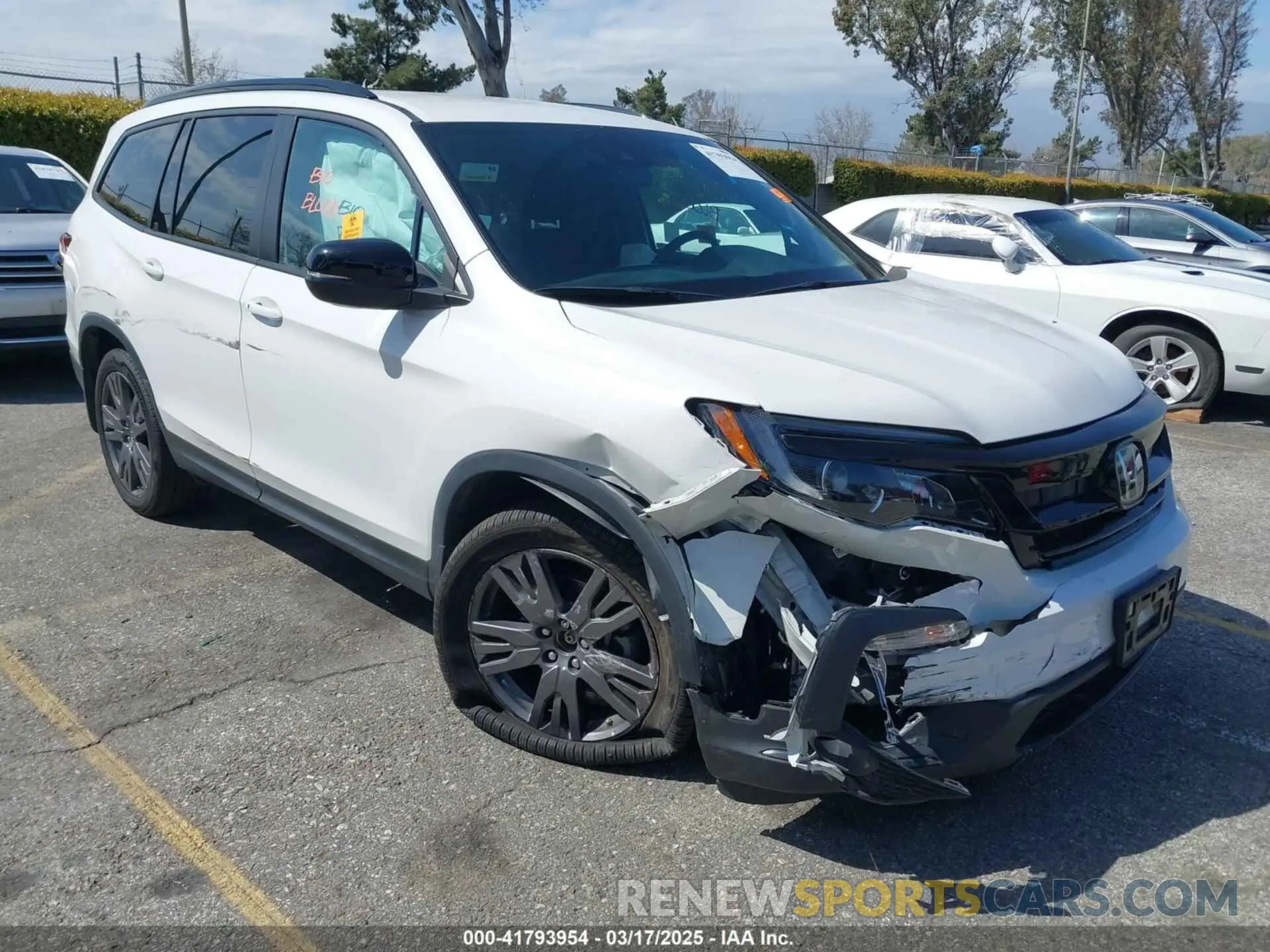 1 fotografías del automóvil dañado 5FNYF5H3XNB034873 HONDA PILOT 2022