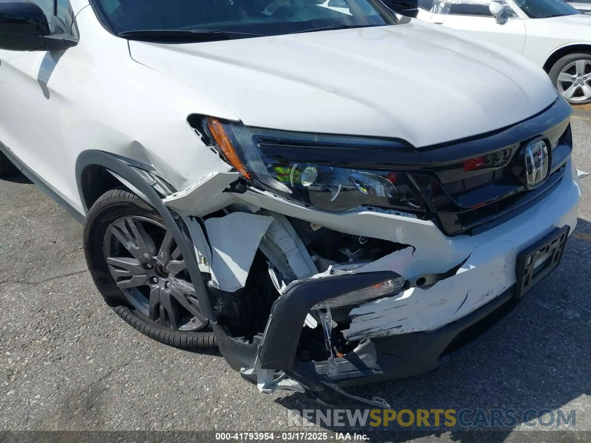 6 fotografías del automóvil dañado 5FNYF5H3XNB034873 HONDA PILOT 2022