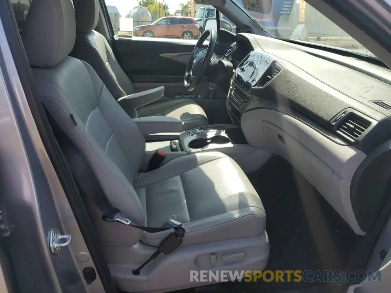 5 fotografías del automóvil dañado 5FNYF5H51NB036965 HONDA PILOT 2022