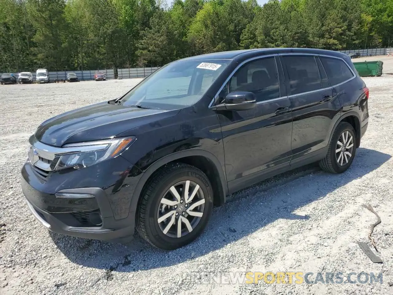 1 fotografías del automóvil dañado 5FNYF5H51NB038747 HONDA PILOT 2022