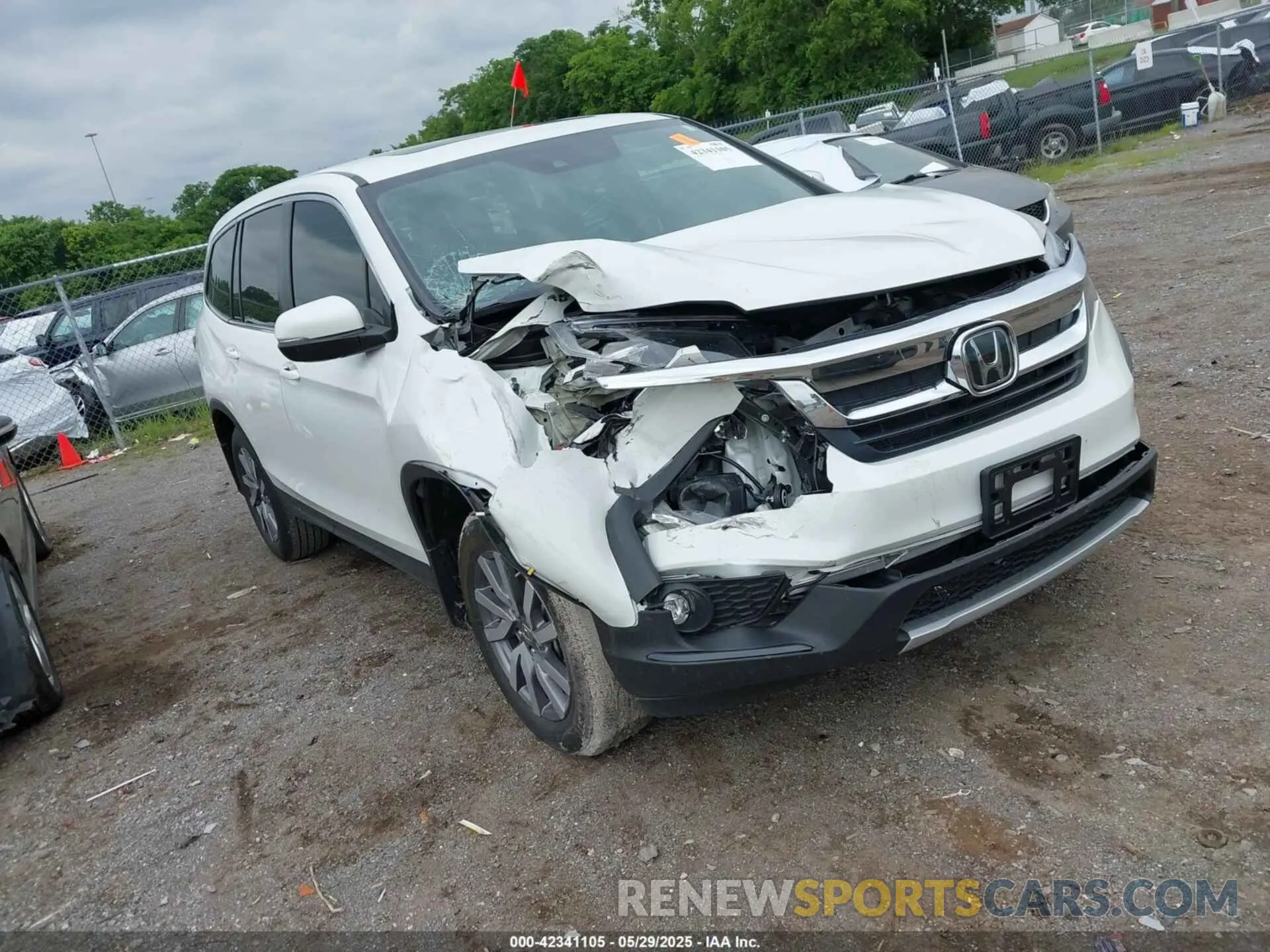 1 fotografías del automóvil dañado 5FNYF5H52NB003232 HONDA PILOT 2022
