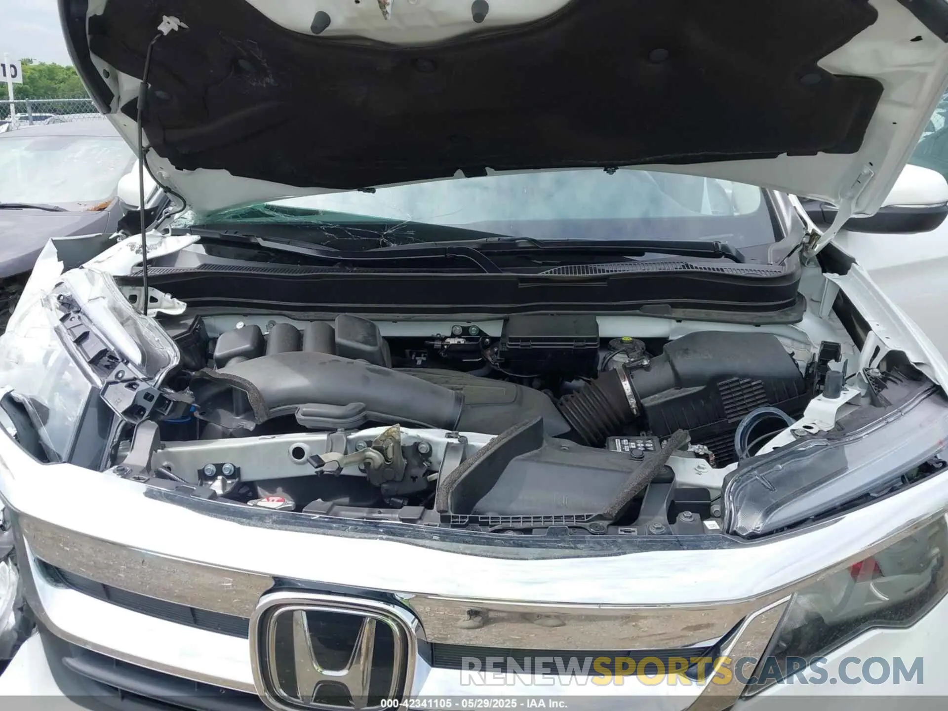 10 fotografías del automóvil dañado 5FNYF5H52NB003232 HONDA PILOT 2022