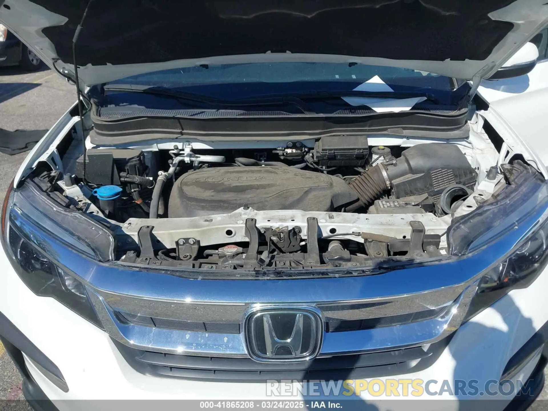 10 fotografías del automóvil dañado 5FNYF5H52NB009628 HONDA PILOT 2022