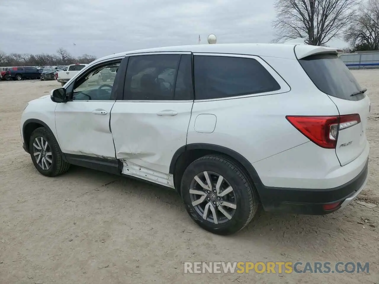 2 fotografías del automóvil dañado 5FNYF5H53NB011856 HONDA PILOT 2022