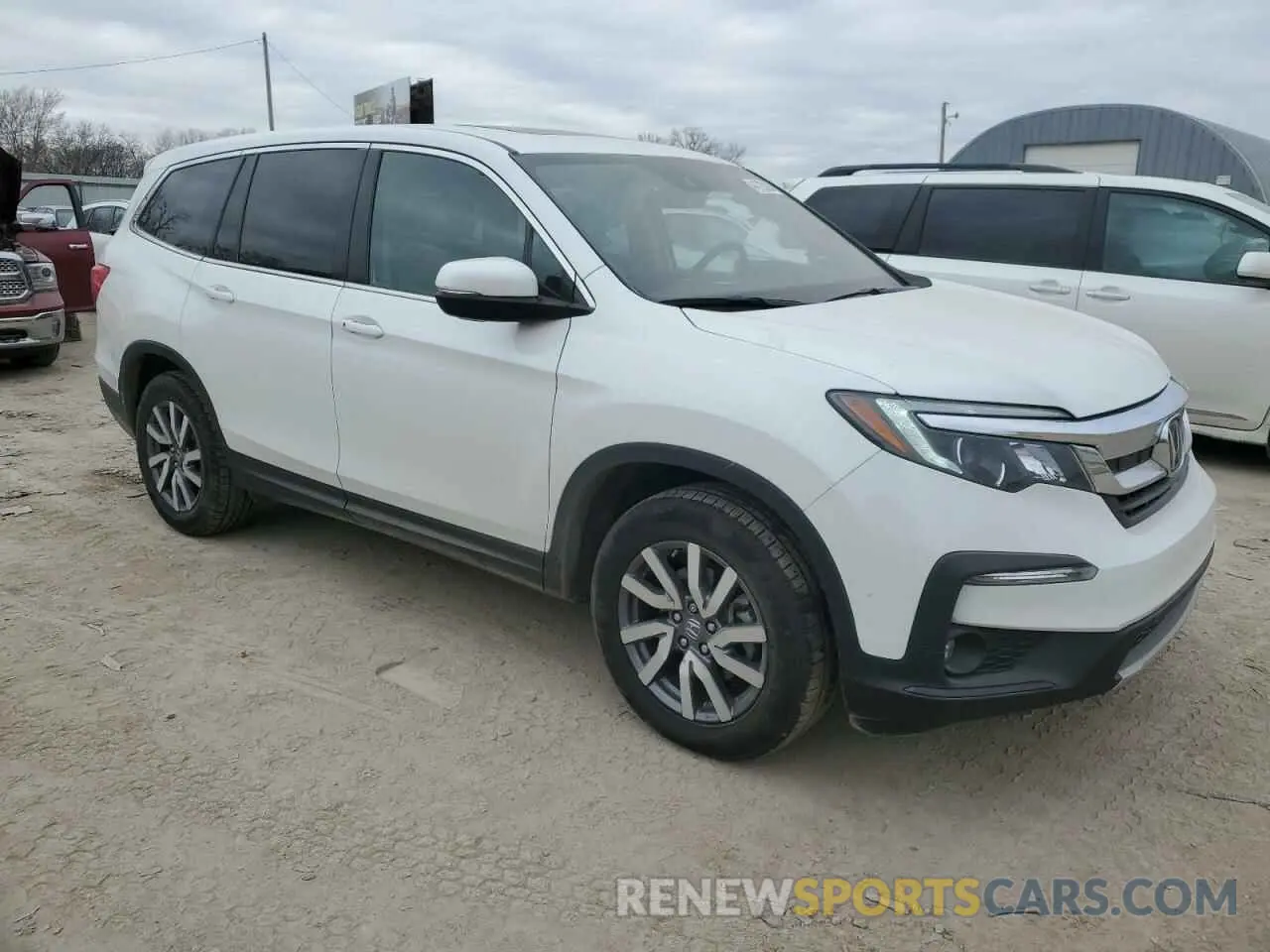 4 fotografías del automóvil dañado 5FNYF5H53NB011856 HONDA PILOT 2022