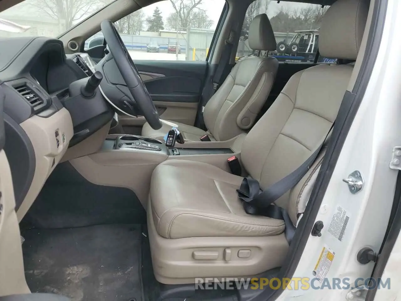 7 fotografías del automóvil dañado 5FNYF5H53NB011856 HONDA PILOT 2022
