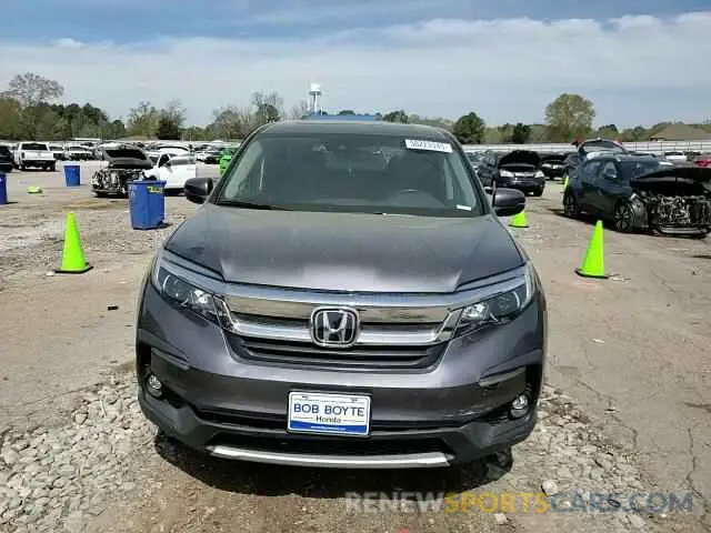 11 fotografías del automóvil dañado 5FNYF5H54NB014880 HONDA PILOT 2022