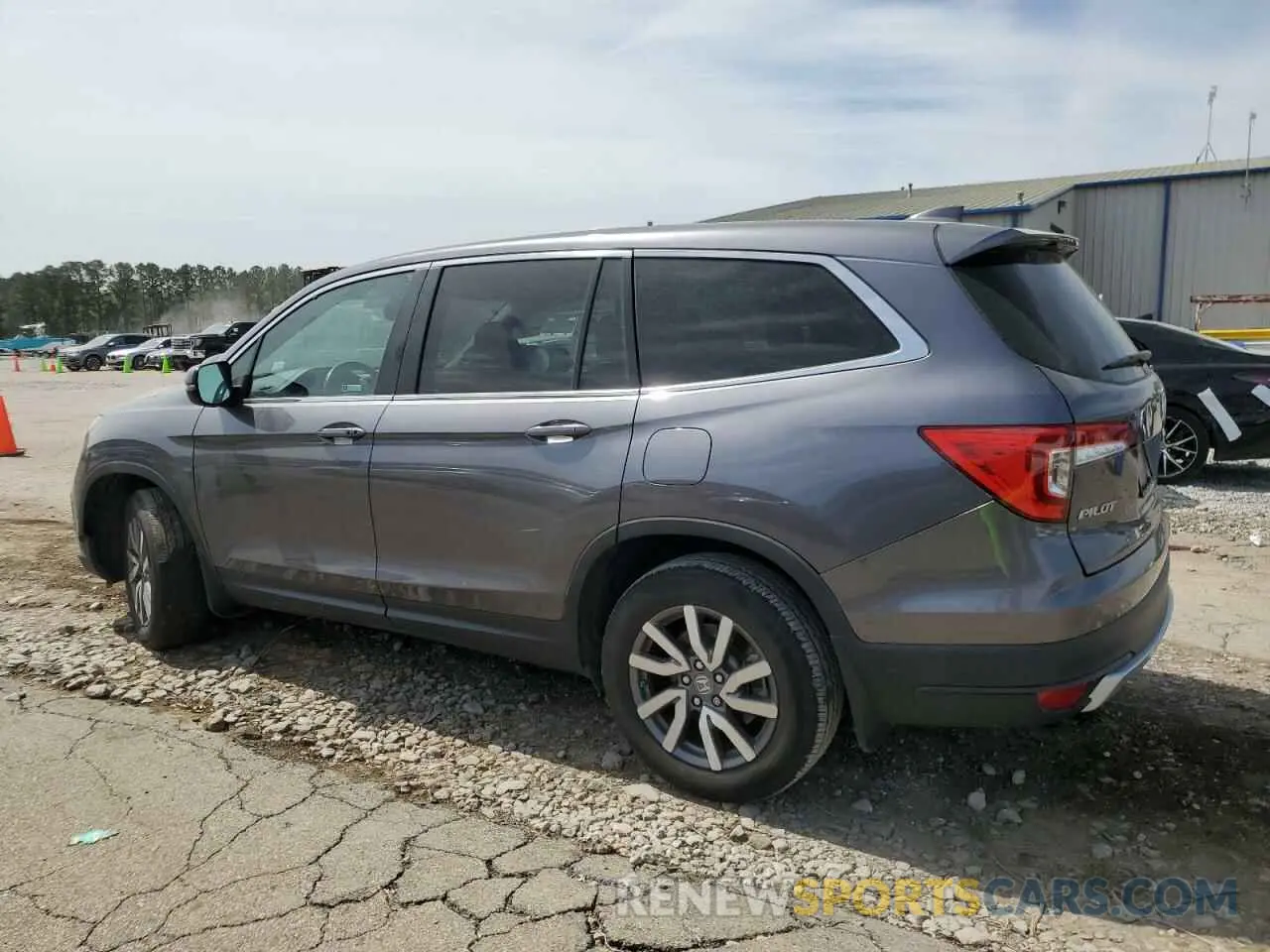 2 fotografías del automóvil dañado 5FNYF5H54NB014880 HONDA PILOT 2022
