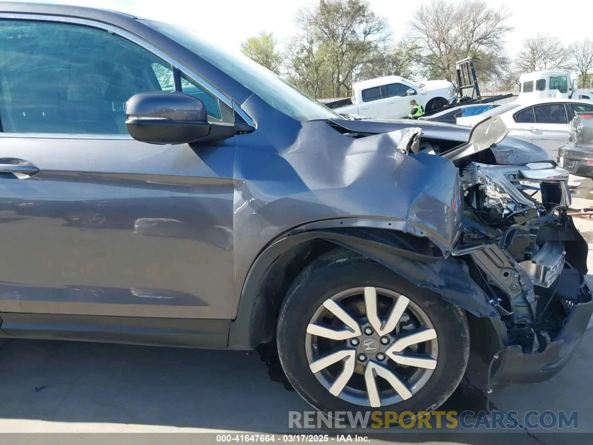 18 fotografías del automóvil dañado 5FNYF5H54NB036328 HONDA PILOT 2022