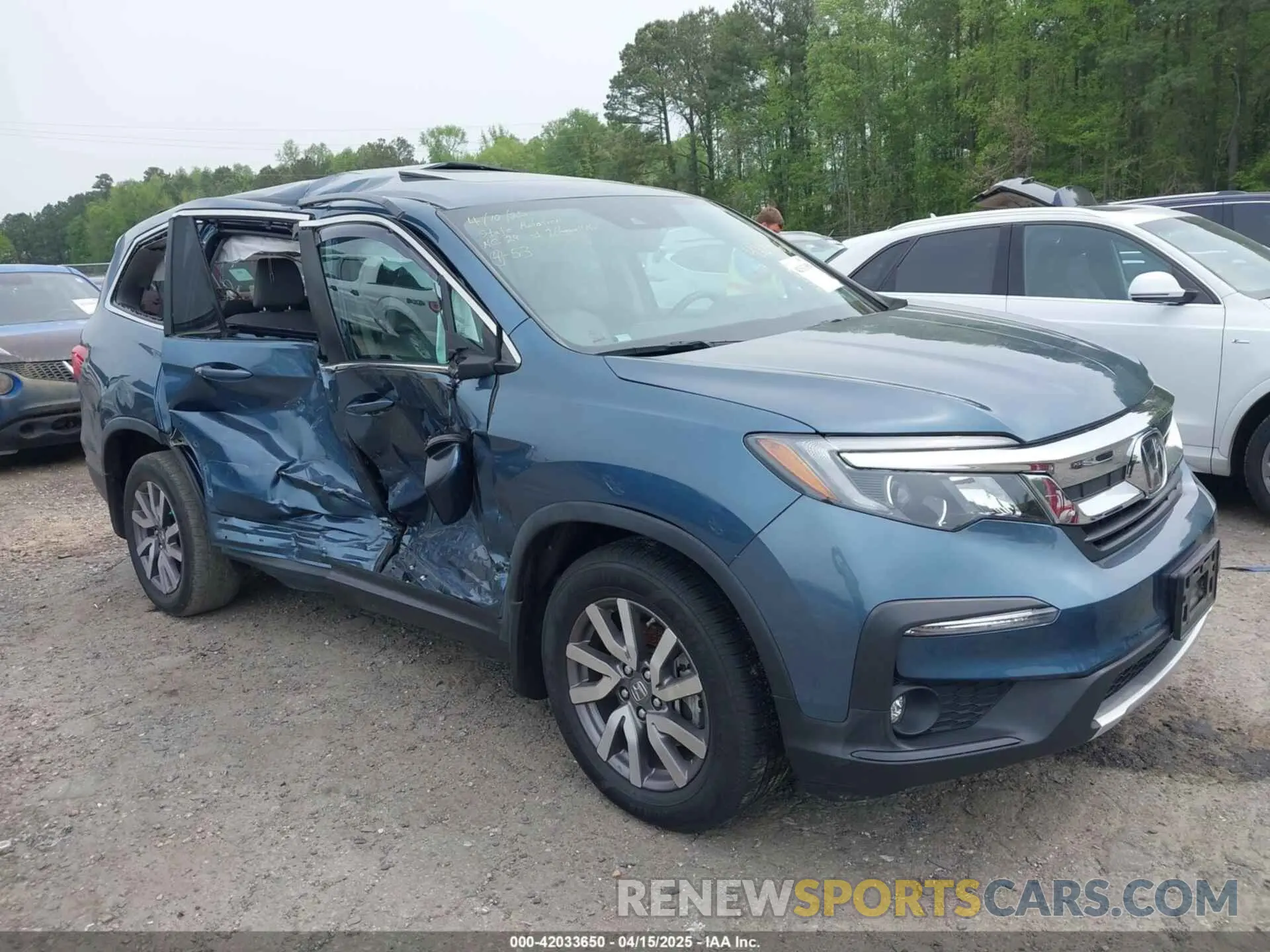 1 fotografías del automóvil dañado 5FNYF5H56NB008417 HONDA PILOT 2022