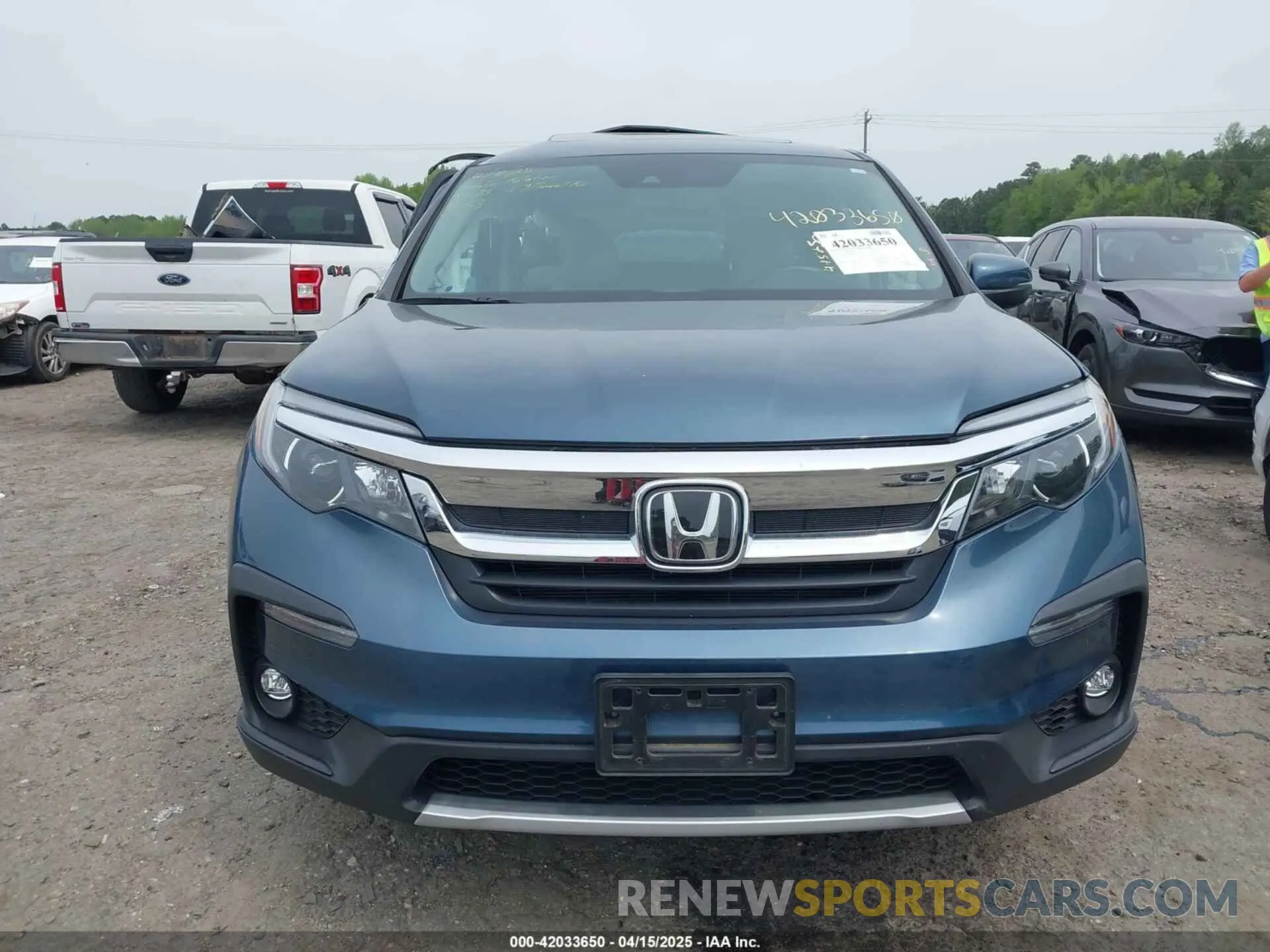 12 fotografías del automóvil dañado 5FNYF5H56NB008417 HONDA PILOT 2022