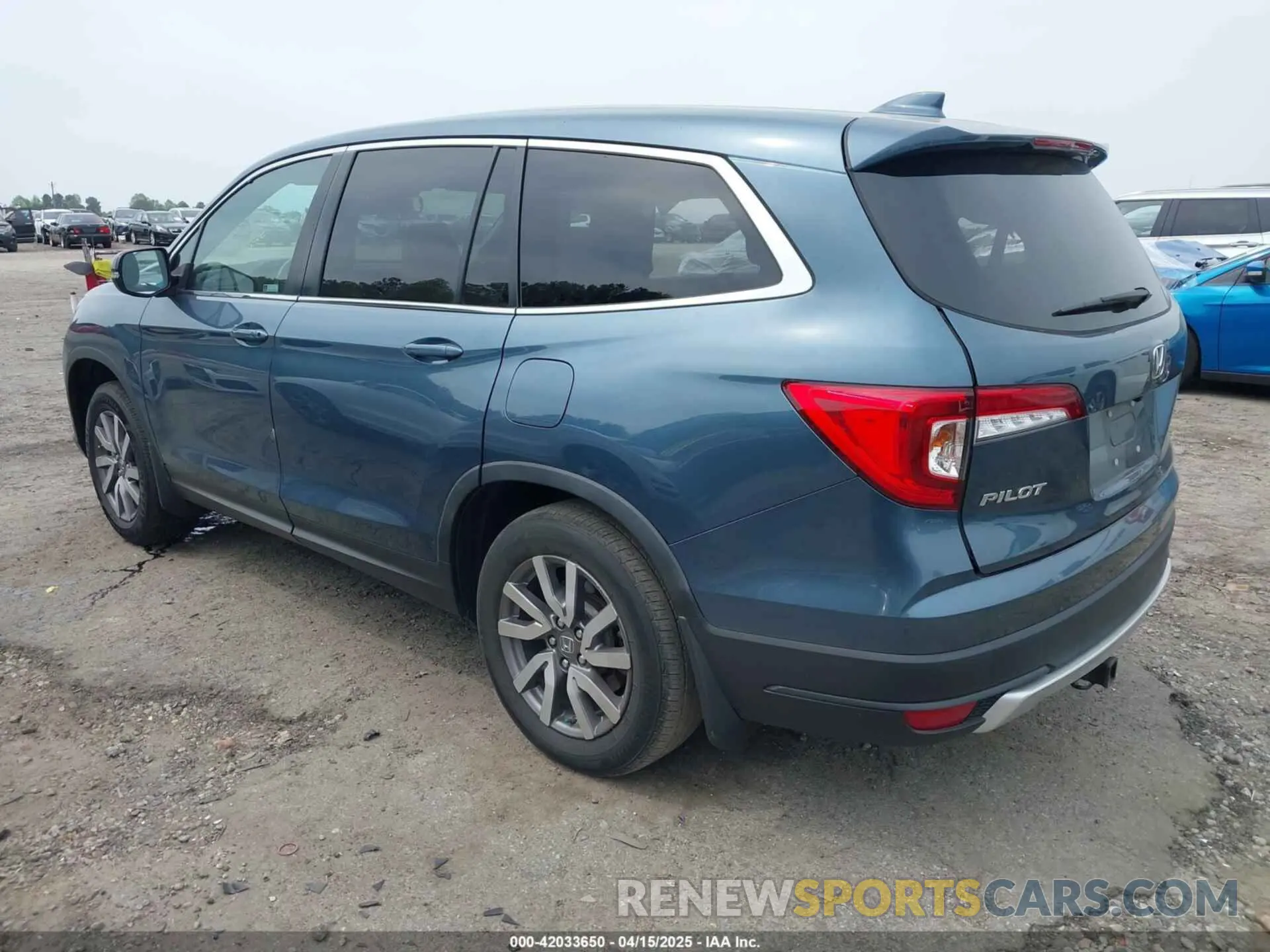 3 fotografías del automóvil dañado 5FNYF5H56NB008417 HONDA PILOT 2022