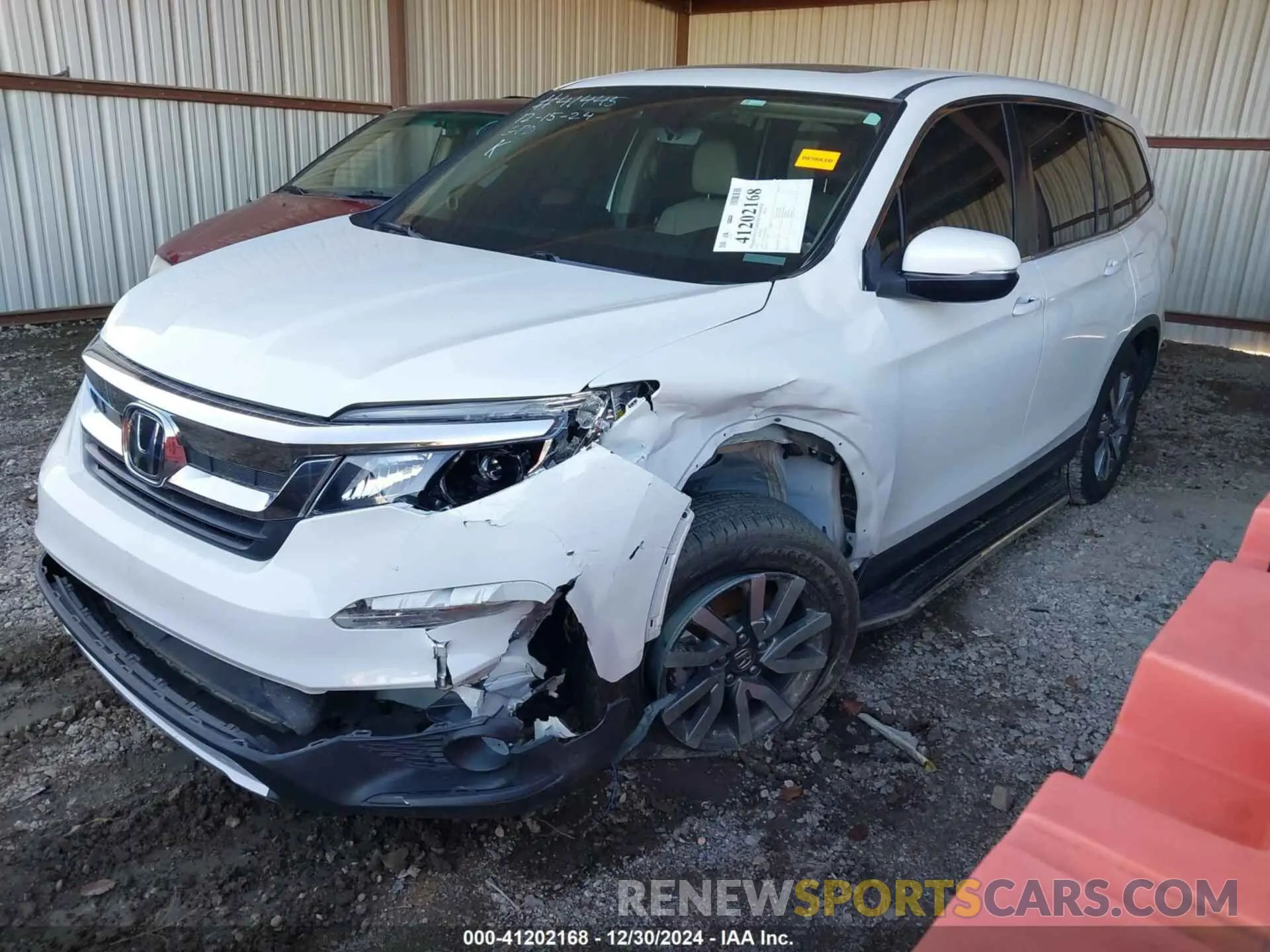 2 fotografías del automóvil dañado 5FNYF5H56NB011849 HONDA PILOT 2022