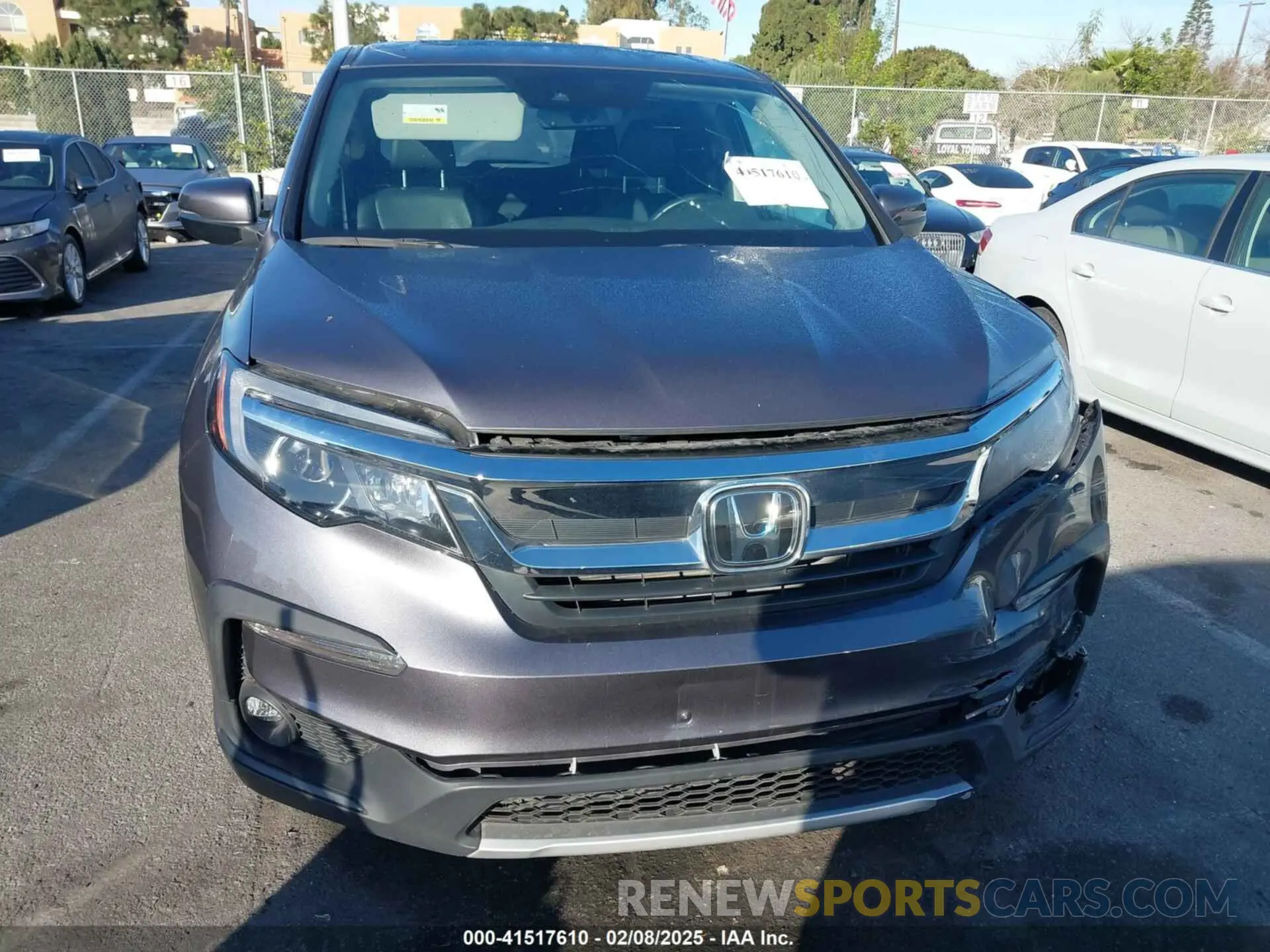 12 fotografías del automóvil dañado 5FNYF5H58NB006653 HONDA PILOT 2022