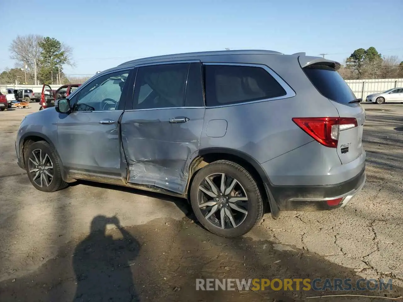 2 fotografías del automóvil dañado 5FNYF5H69NB031537 HONDA PILOT 2022